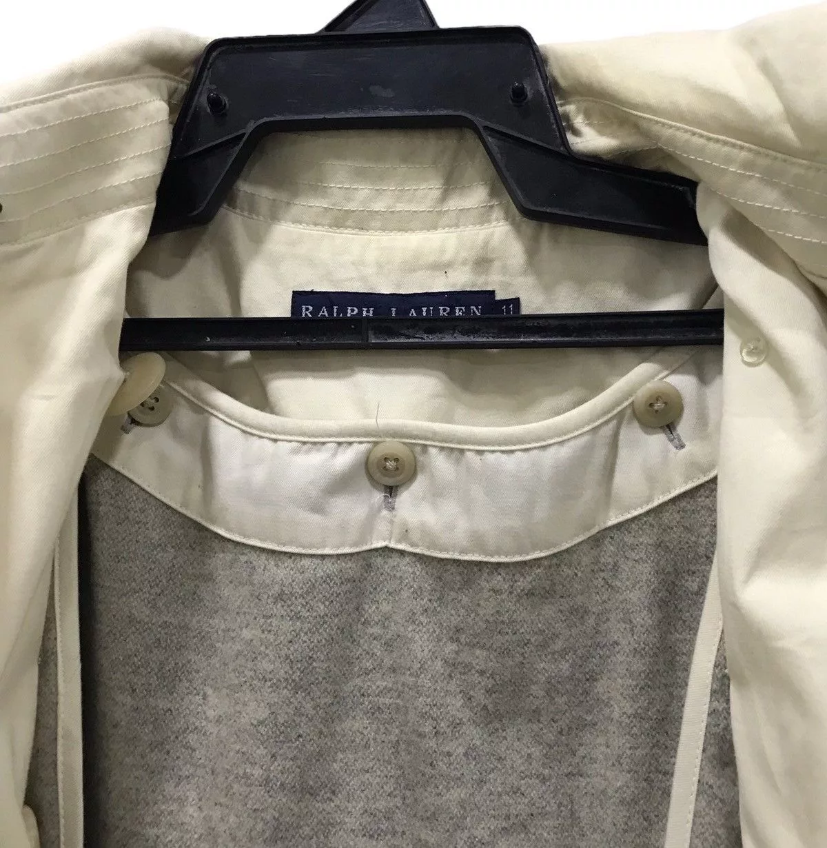 Ralph Lauren Light Jackets RALPH LAUREN LONG JACKET COAT Beige