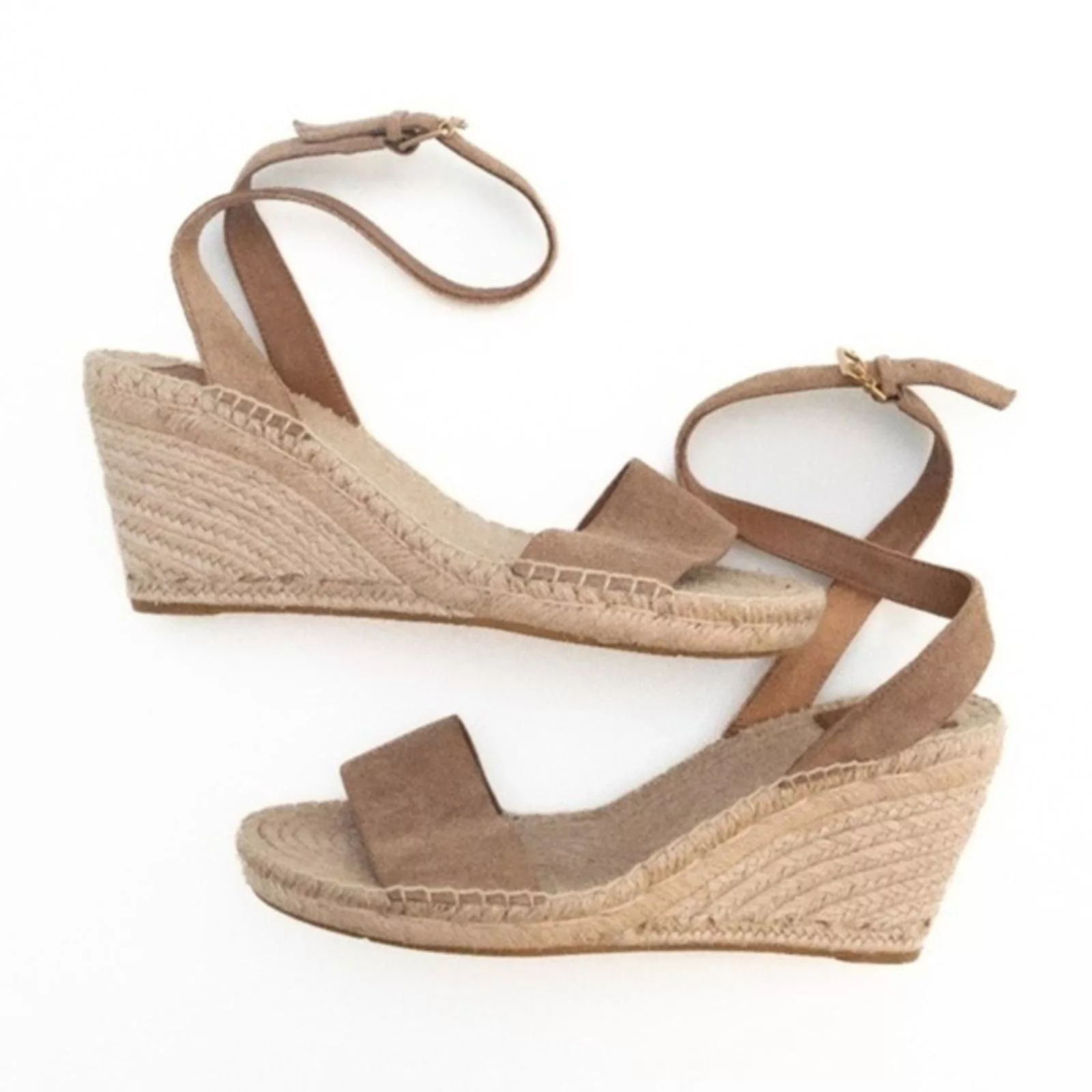 Tory Burch Sandals Tory Burch. New! Laurel Wedge Espadrille Brown