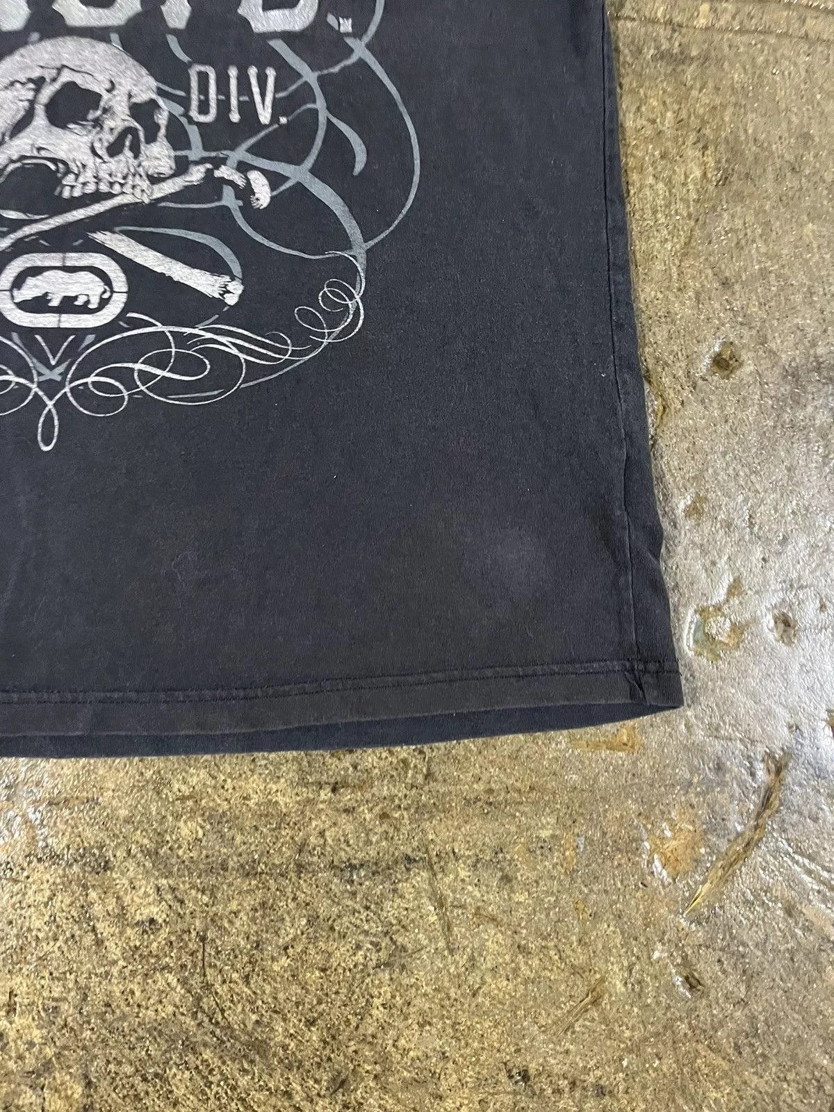 Affliction Short Sleeve T Shirts Affliction × Ecko Unltd. × Vintage Crazy Y2K Ecko UNLTD Skull Grunge Goth Skater Tee Shirt Black