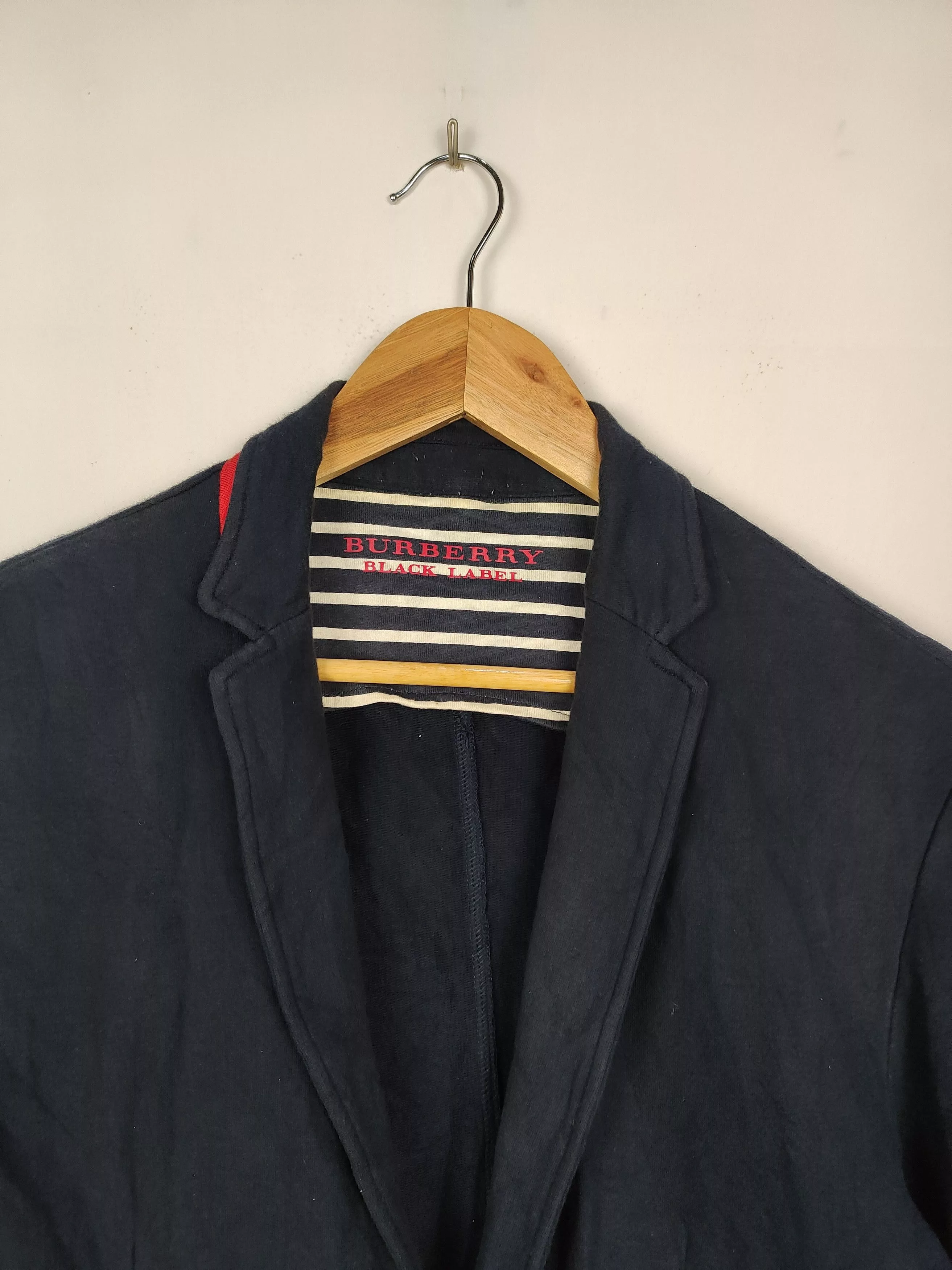 Black Label Light Jackets Black Label × Burberry × Designer Burberry Black Label Cotton Blazer Jacket Blue