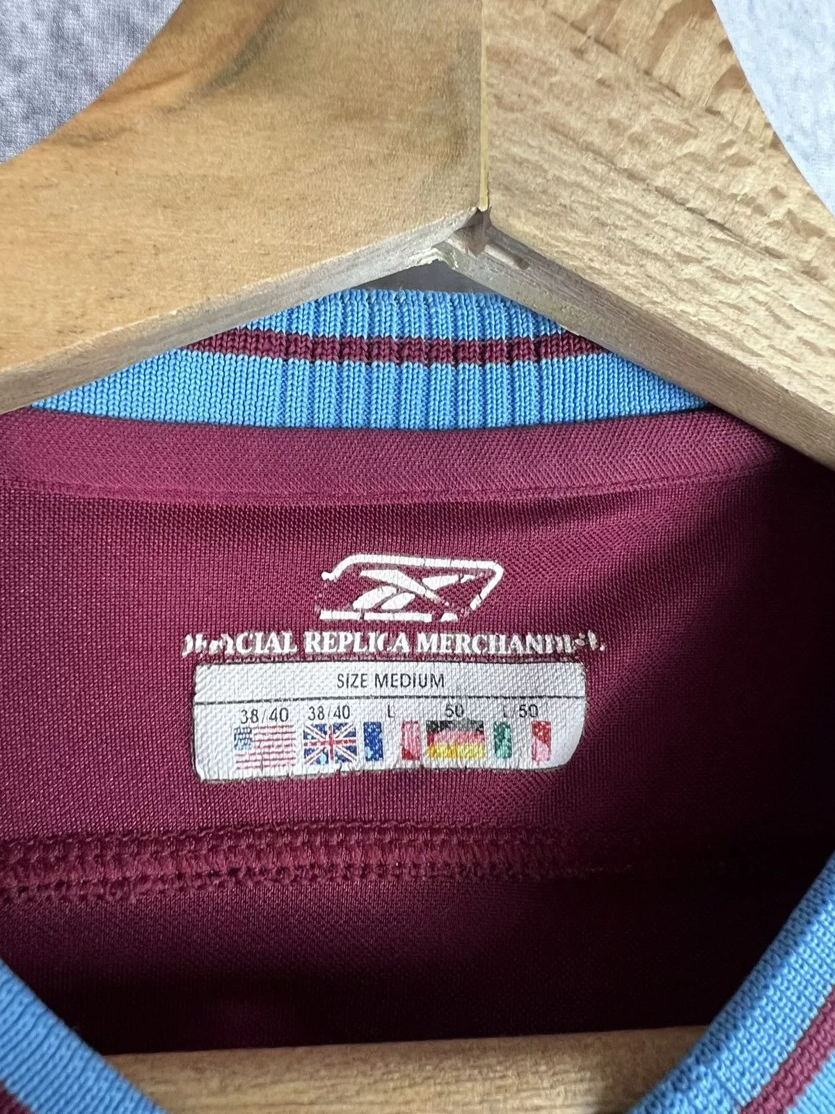 Reebok Jerseys Reebok × Vintage Reebok West Ham United autograph soccer football jersey Red