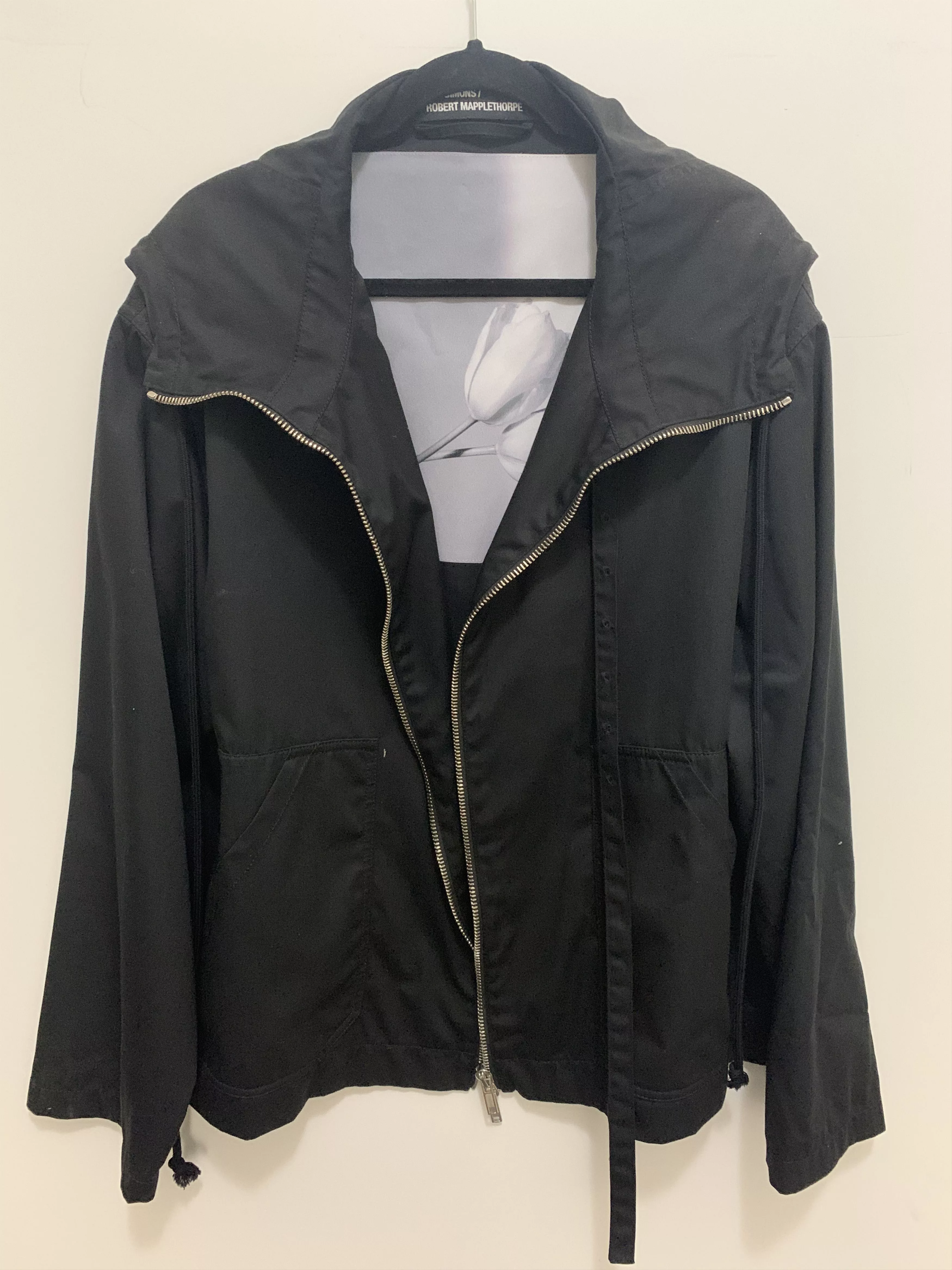 Raf Simons Parkas Rare Raf Simons X Robert Mapplethorpe Tulip Jacket Black