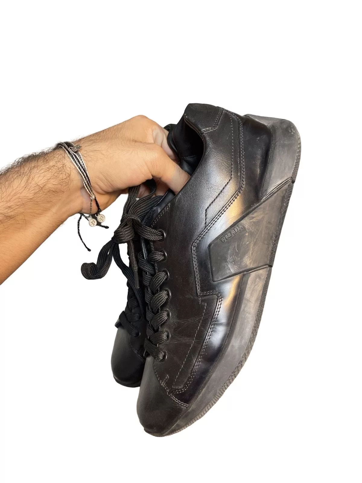 Prada Low Top Sneakers Prada Cup Sneakers Black