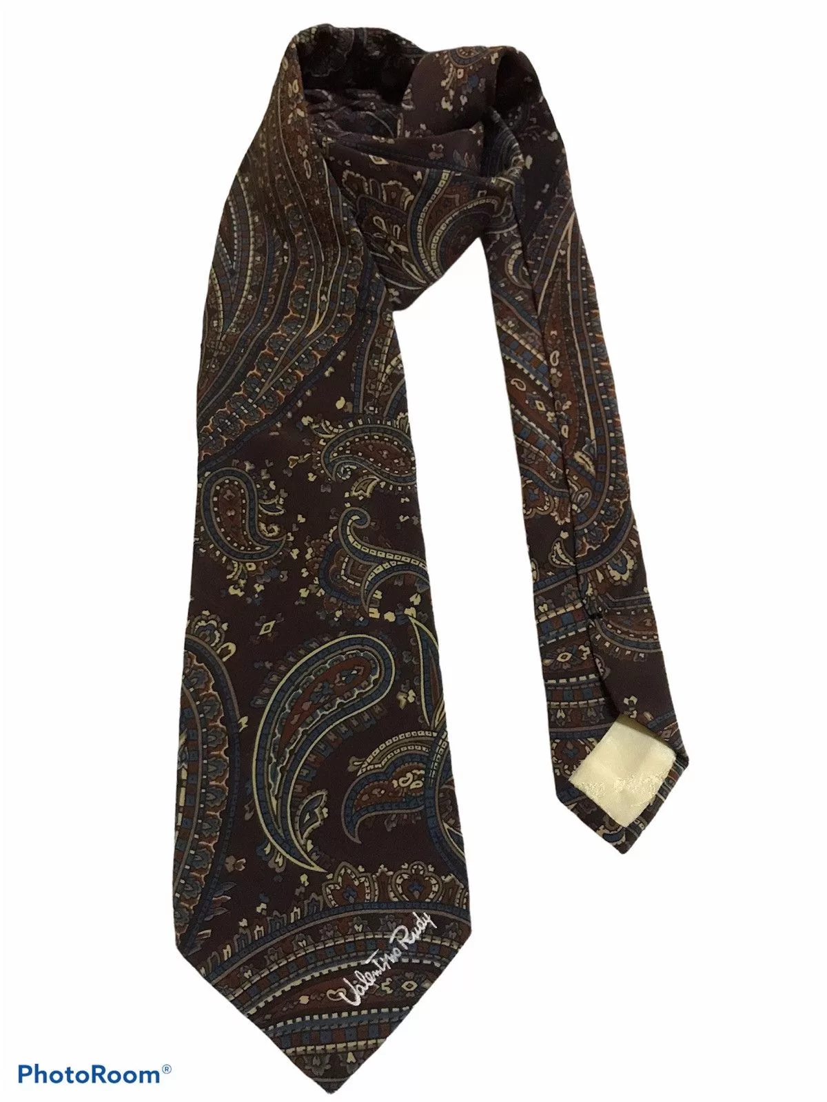 Valentino Ties Pocketsquares ‼️VALENTINO RUDY MADE IN ITALY Brown