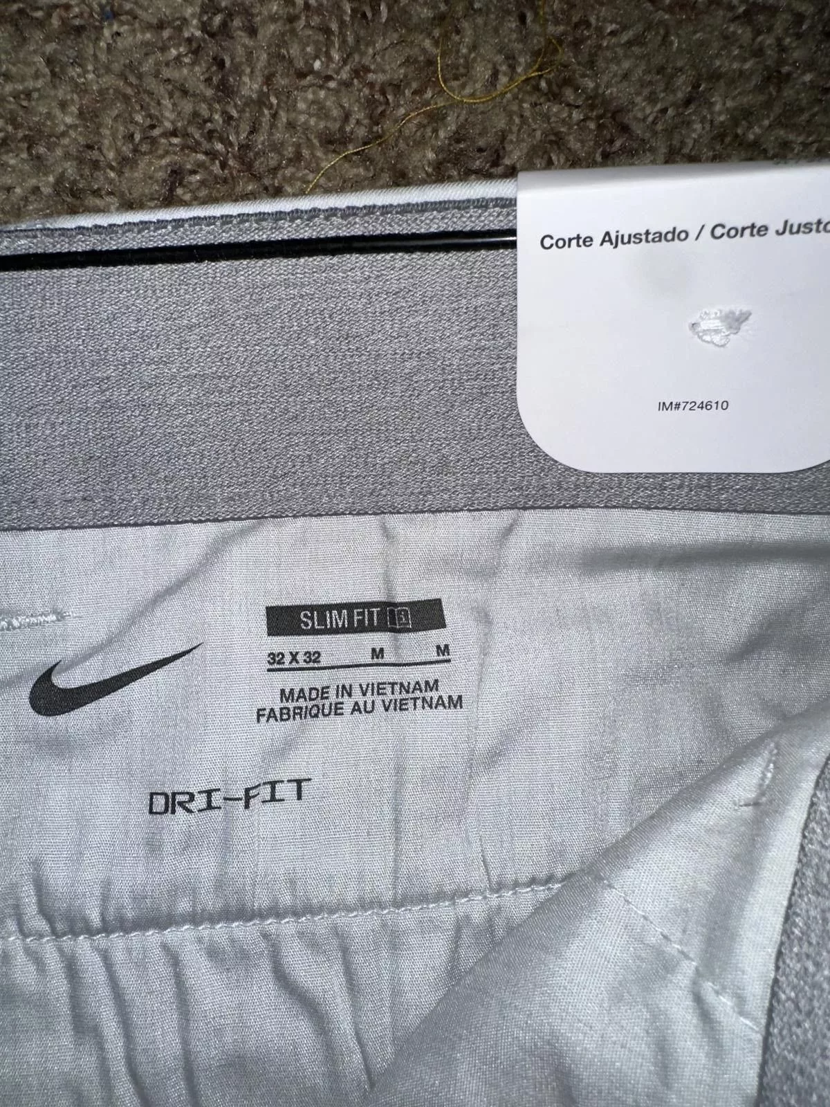 Nike Denim Nike Men's Flex UV Chino Golf White Pants