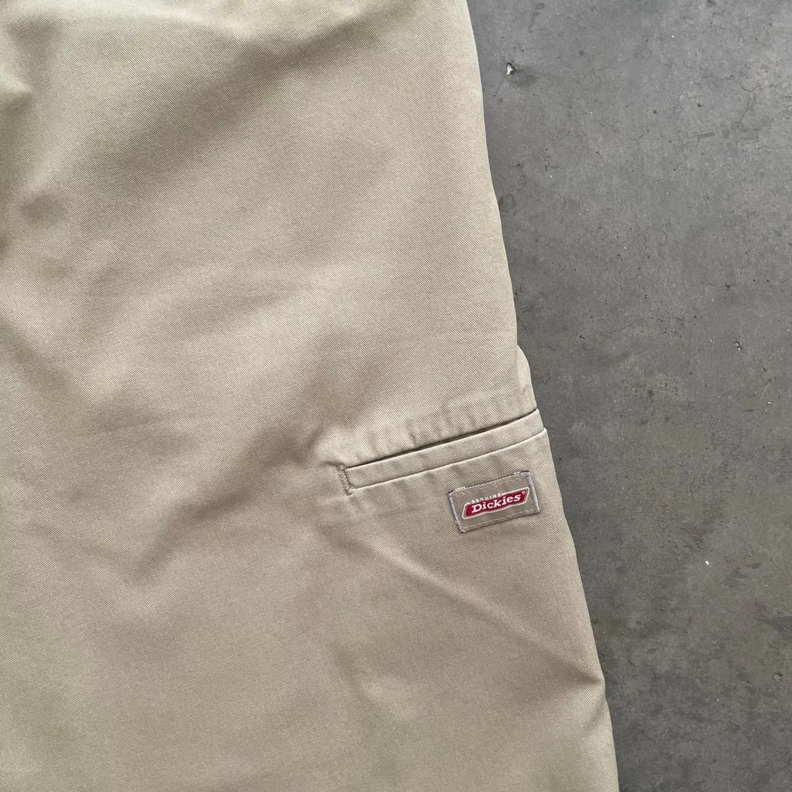 Dickies Shorts Dickies Khaki Flat Front Work Shorts Brown