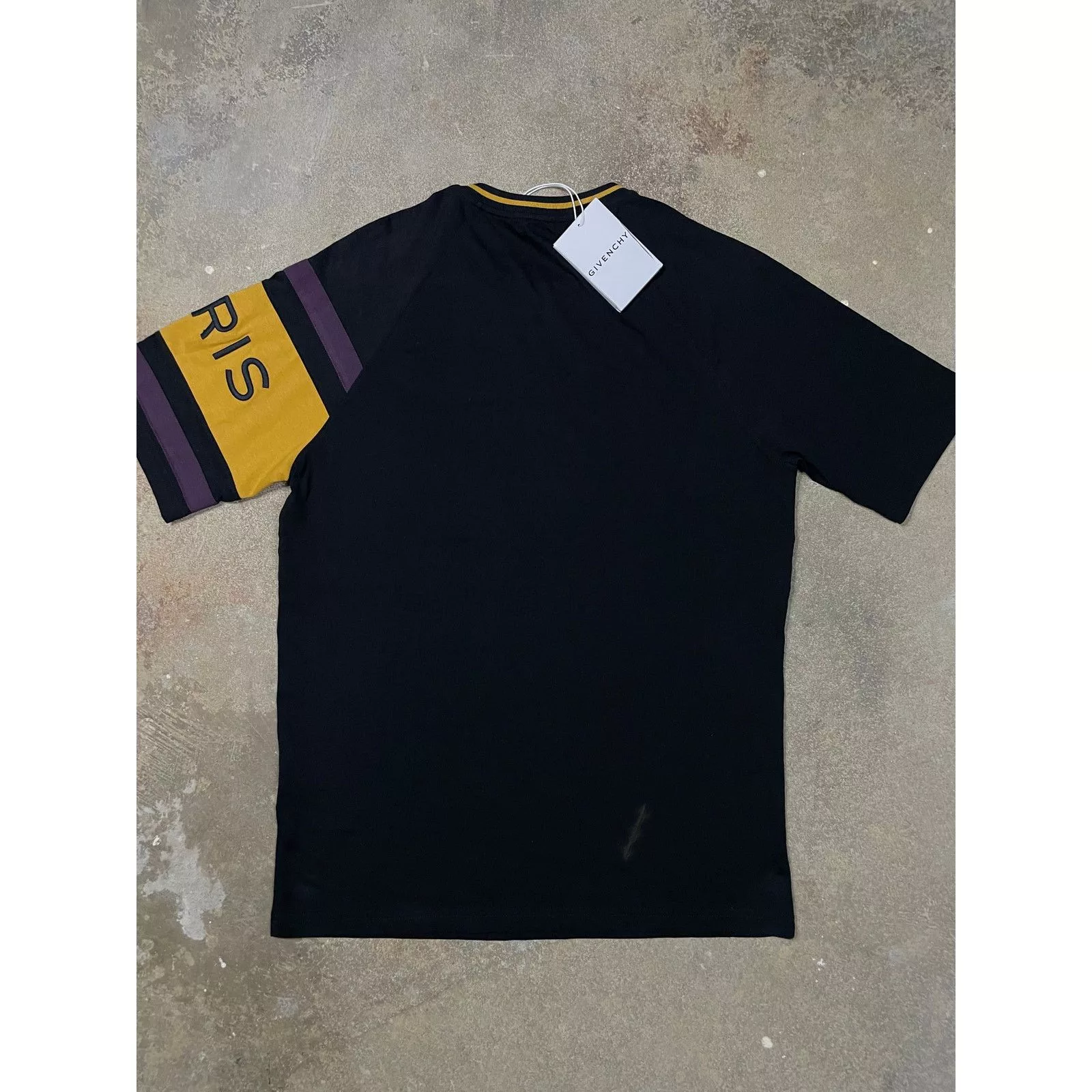 Givenchy Short Sleeve T Shirts Givenchy Chest Logo Tee Black Multi Small New With Tags