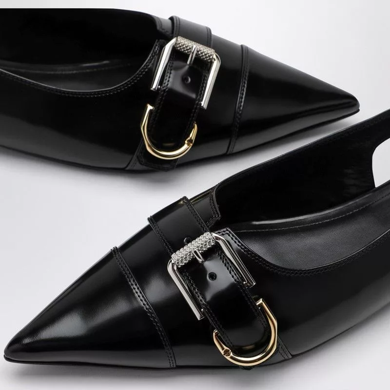 Givenchy Low Top Sneakers Givenchy Voyou Black Leather Slingback Multi