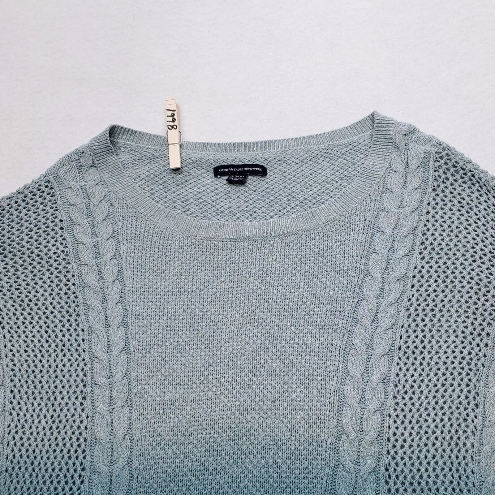 American Eagle Outfitters Vests American Eagle Outfitters American Eagle Pullover Cotton Sweater Womens Size XS Green