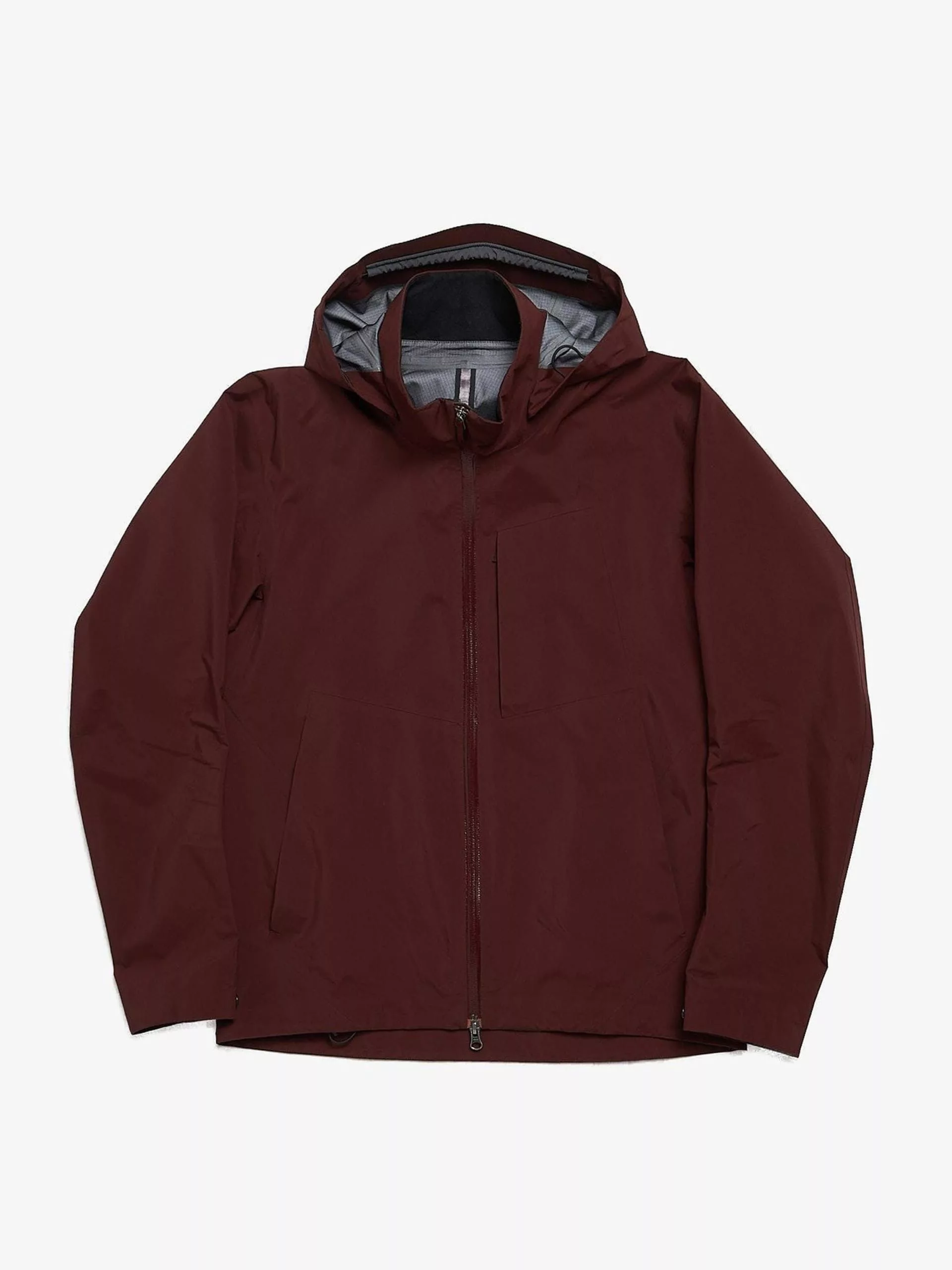 Arc'teryx Parkas Arc'teryx Sample Canada Made Burgundy Waterproof Zipped Jacket Red
