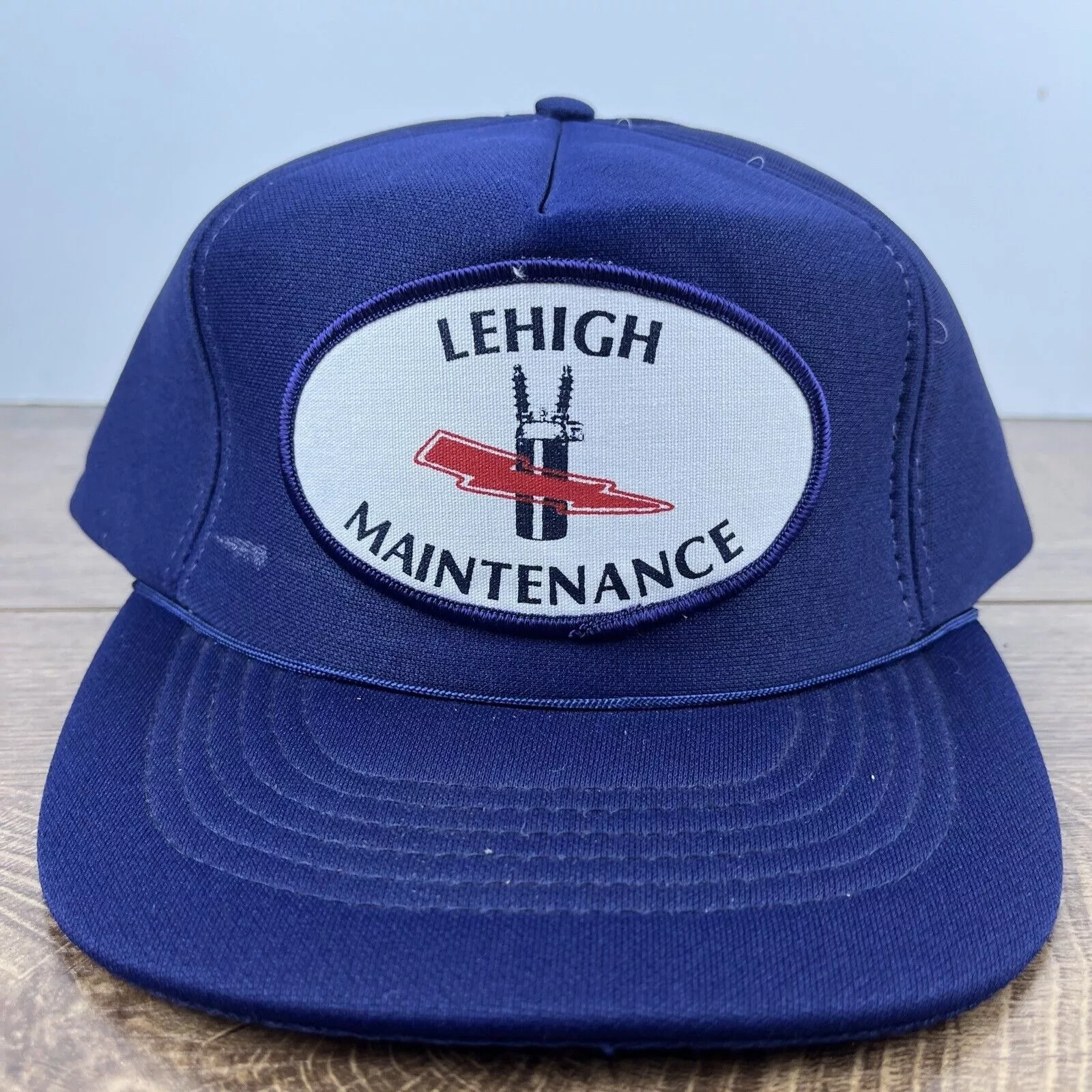 Other Hats Other Lehigh Maintenance Hat Lehigh Blue Hat Adjustable Adult Size