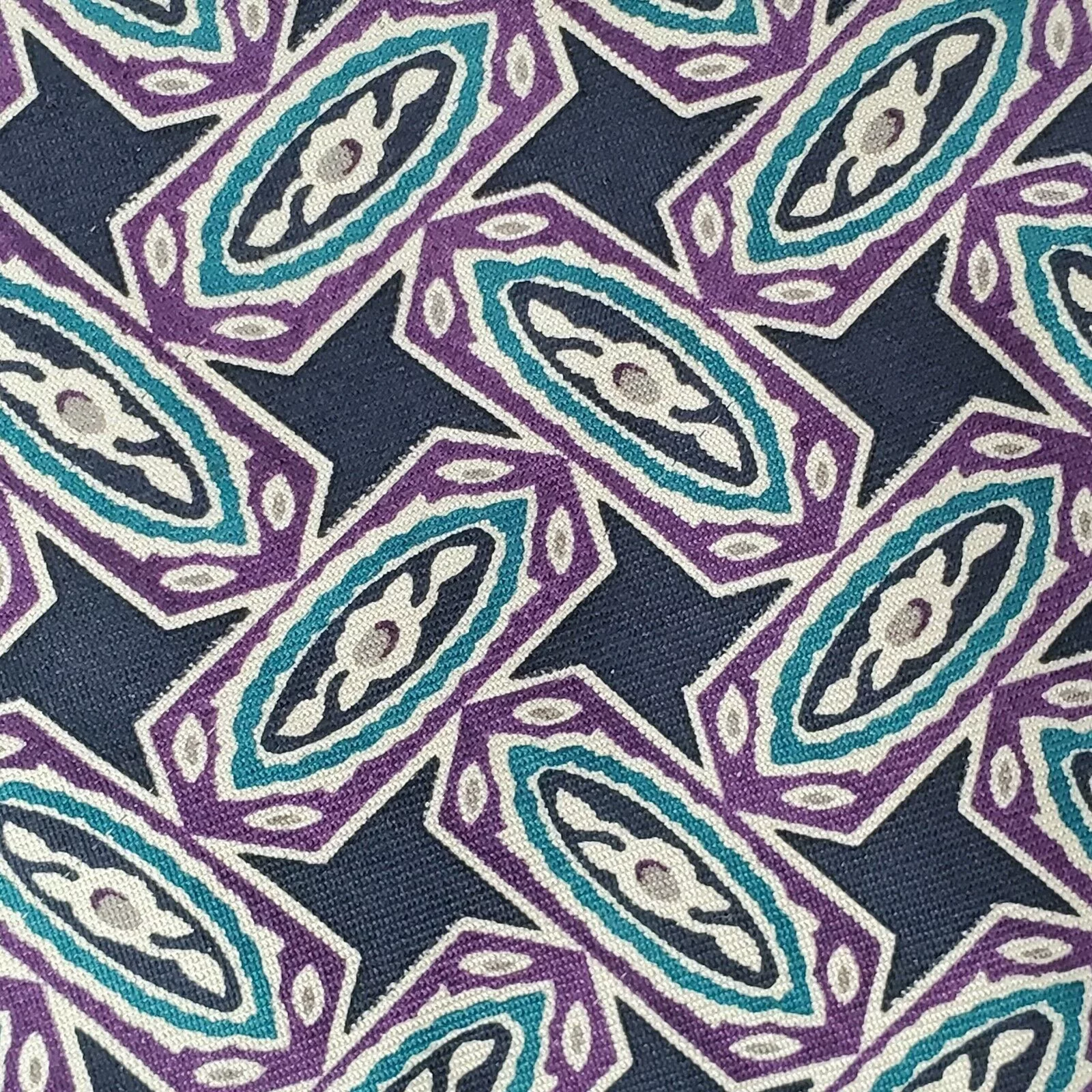 Robert Talbott Ties Pocketsquares Robert Talbott Robert Talbot Carmel Valley Black Geometric Silk Tie USA Cla