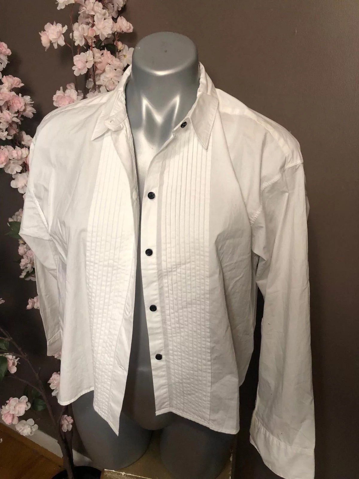 J.Crew Button Ups J.Crew top button down shirt tuxedo design White