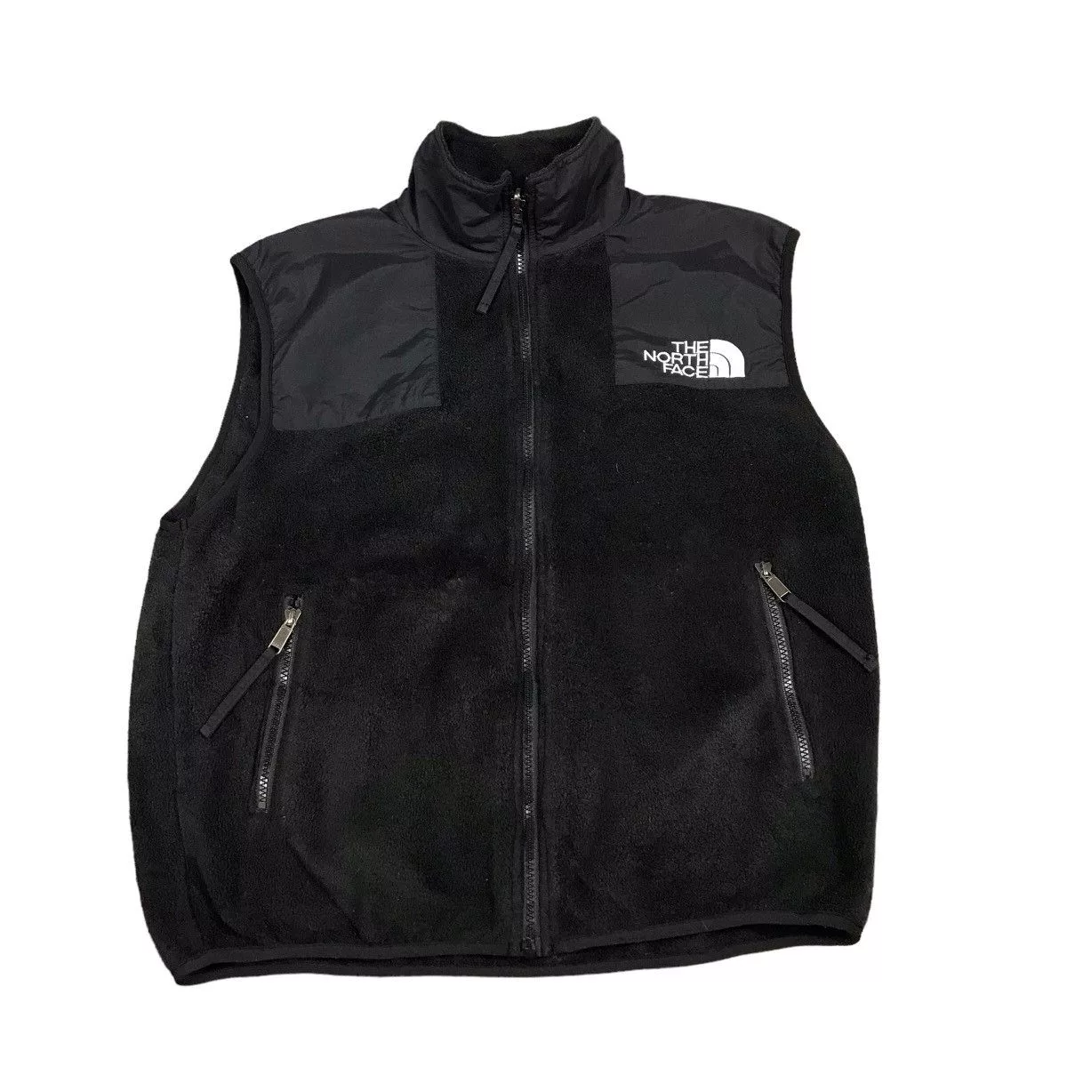 The North Face Vests THE NORTH FACE FLEECE ZIPPER VEST Black