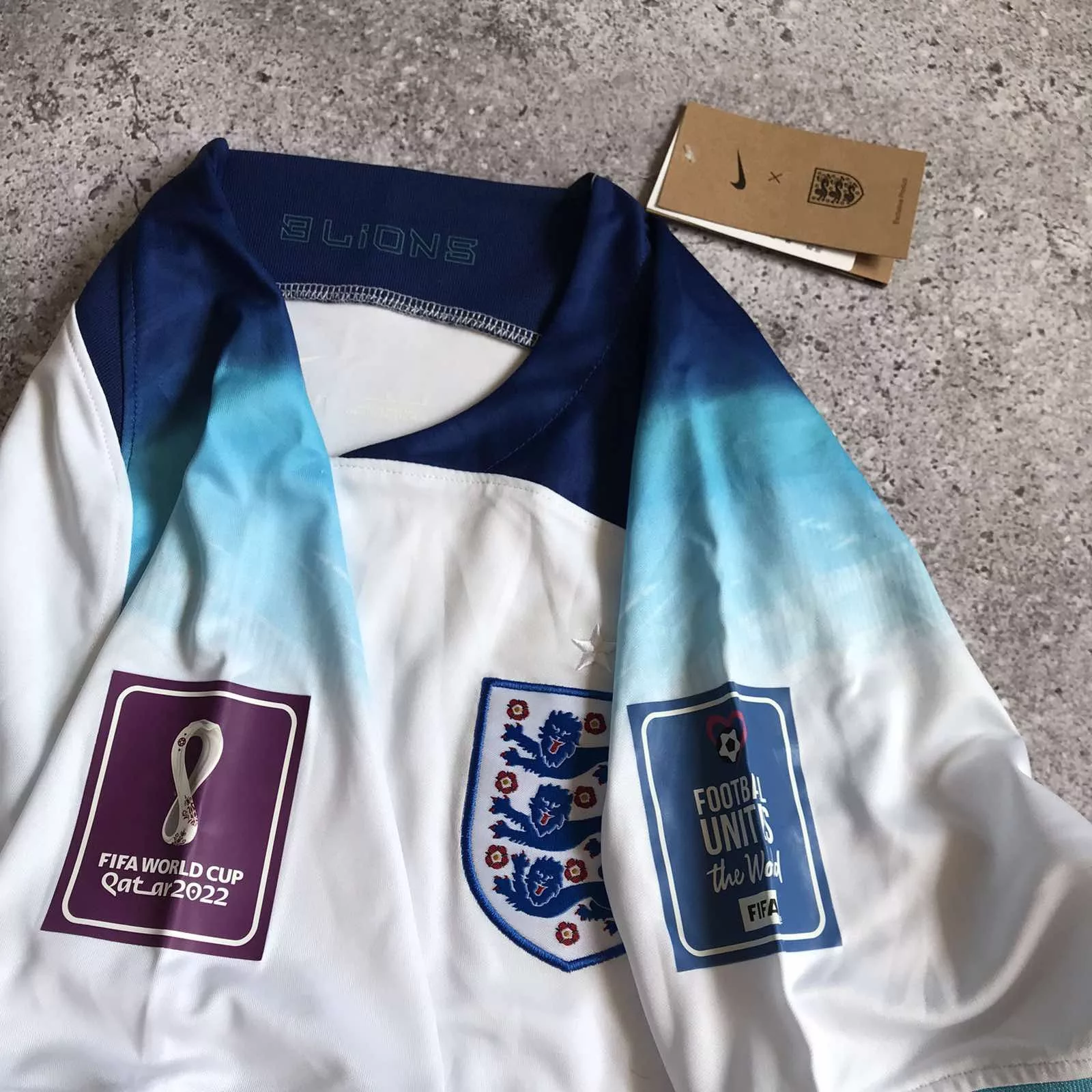 Nike Jerseys Nike England Home #7 Langley 2023 Blokecore Jersey White