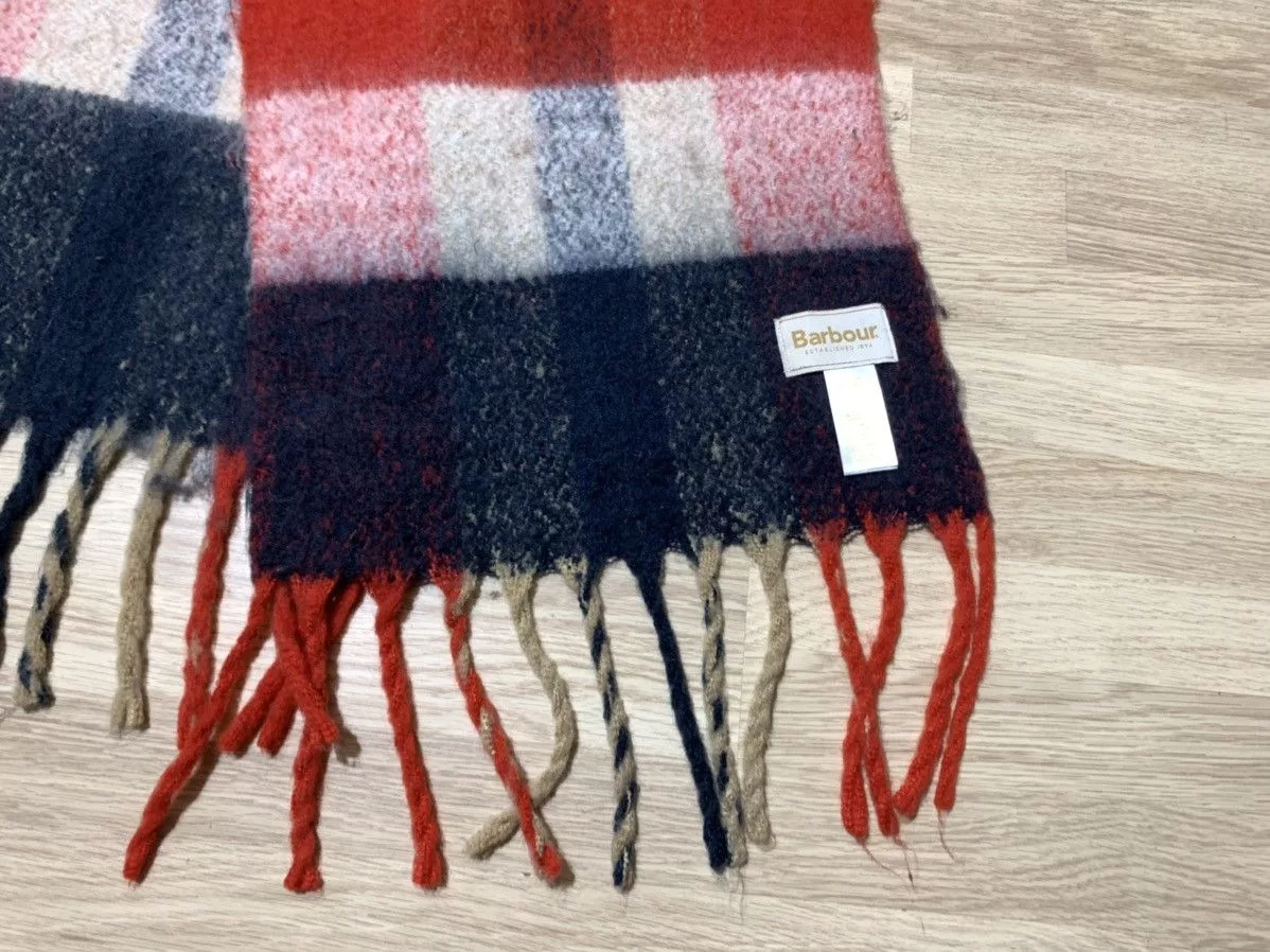 Barbour Scarves Barbour × Designer Barbour big scarf Multi