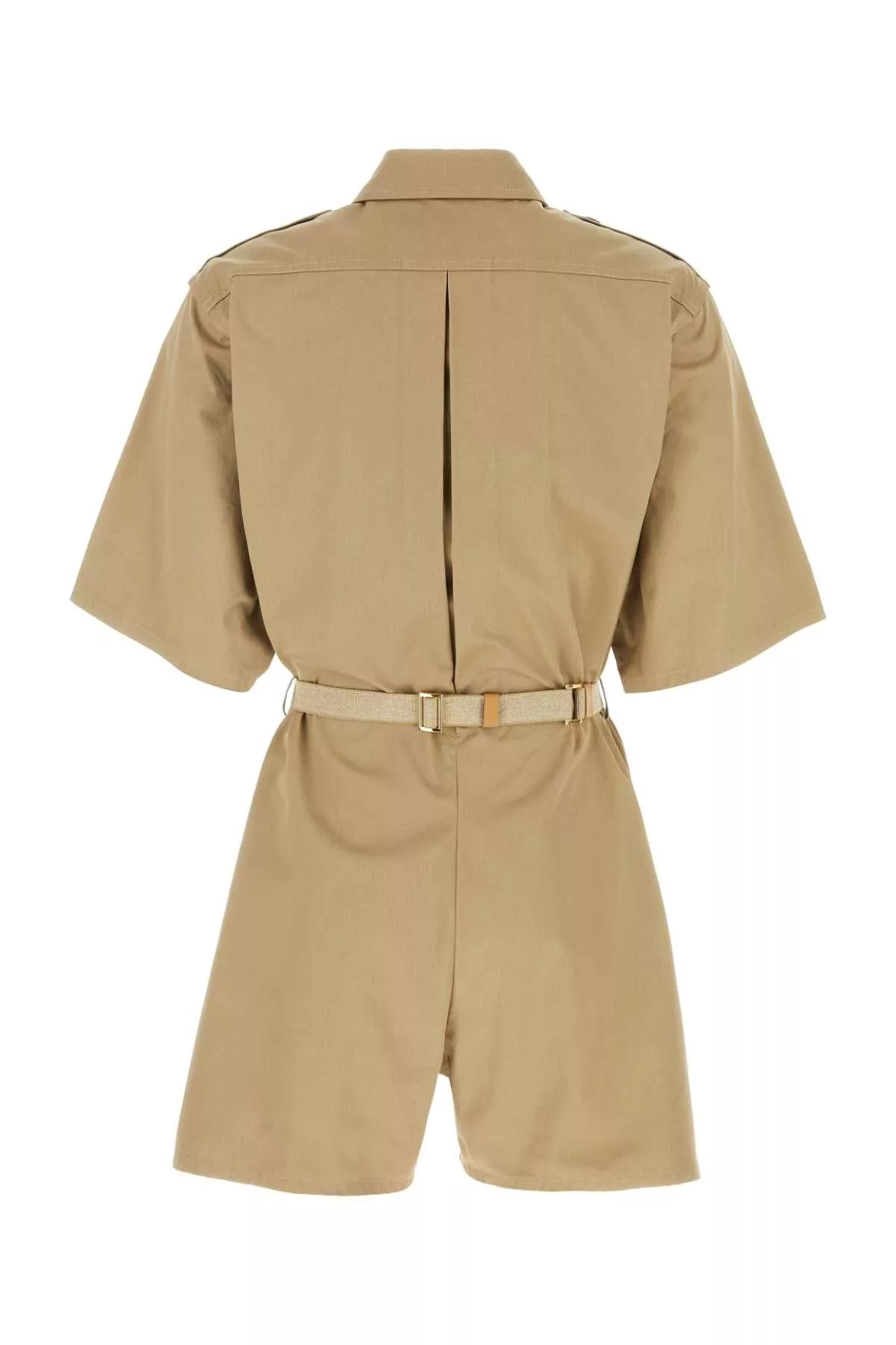 Prada Jumpsuits Prada Khaki Cotton Jumpsuit Multi