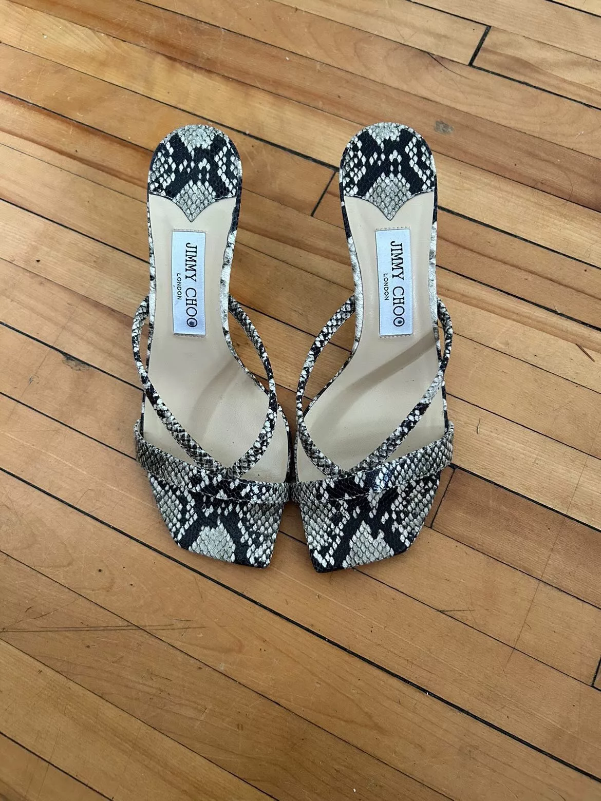 Jimmy Choo Heels Jimmy Choo heeled zebra print low heel Gray