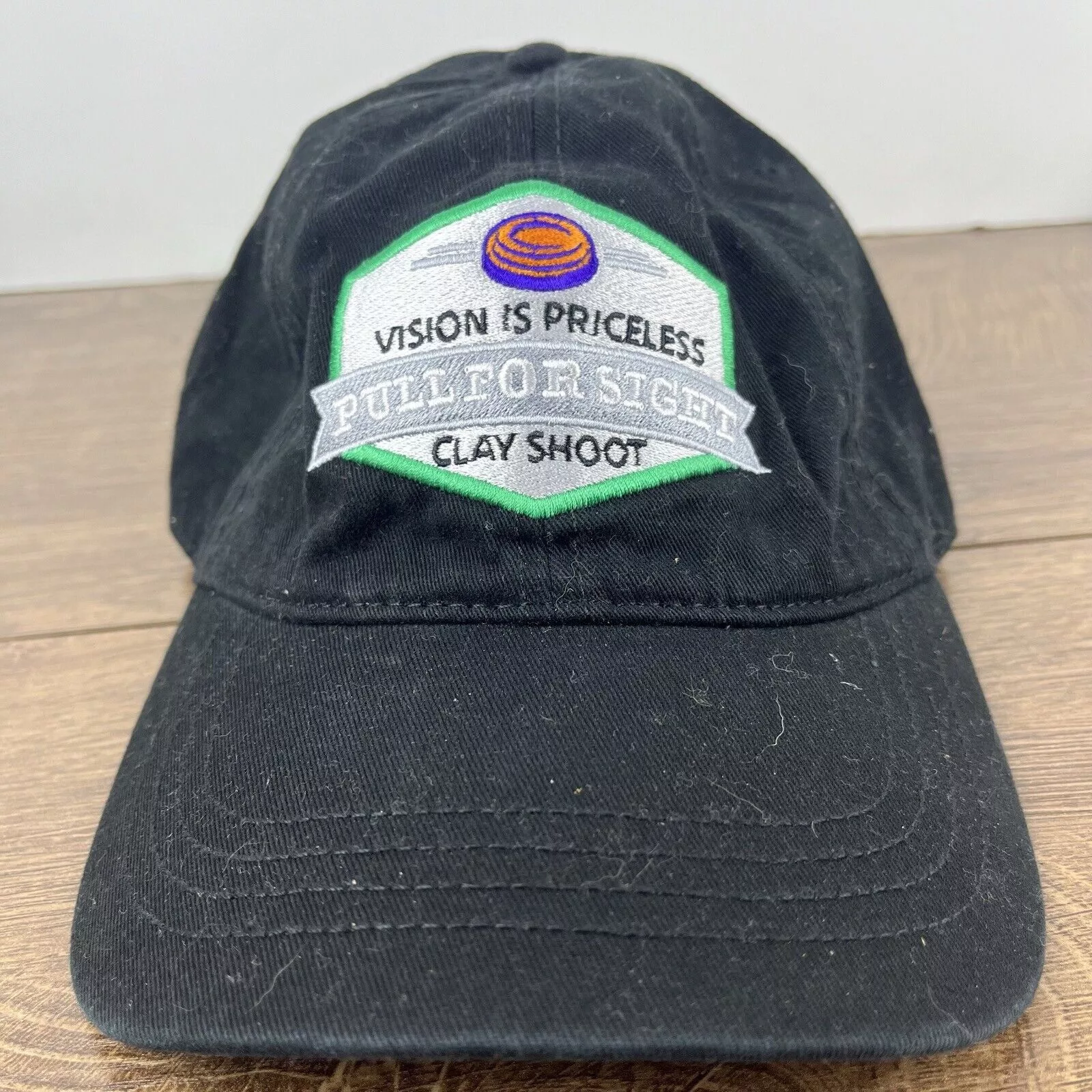 Other Hats Other Pull Por Sight Hat Clay Shoot Black Adjustable Hat Black Adu
