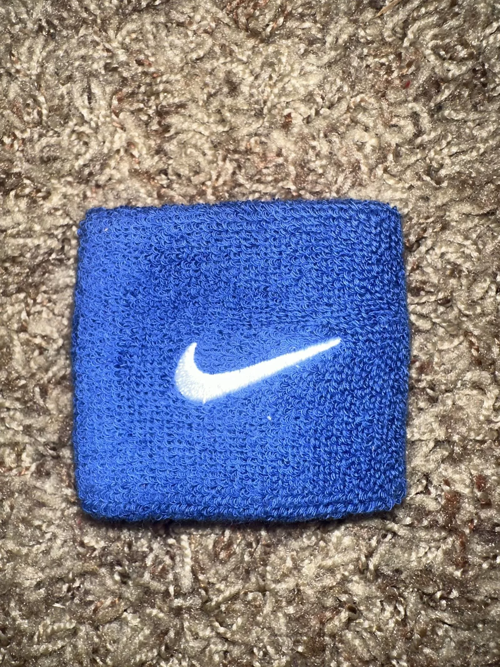 Nike Miscellaneous Nike Swoosh 3” Blue Wristbands