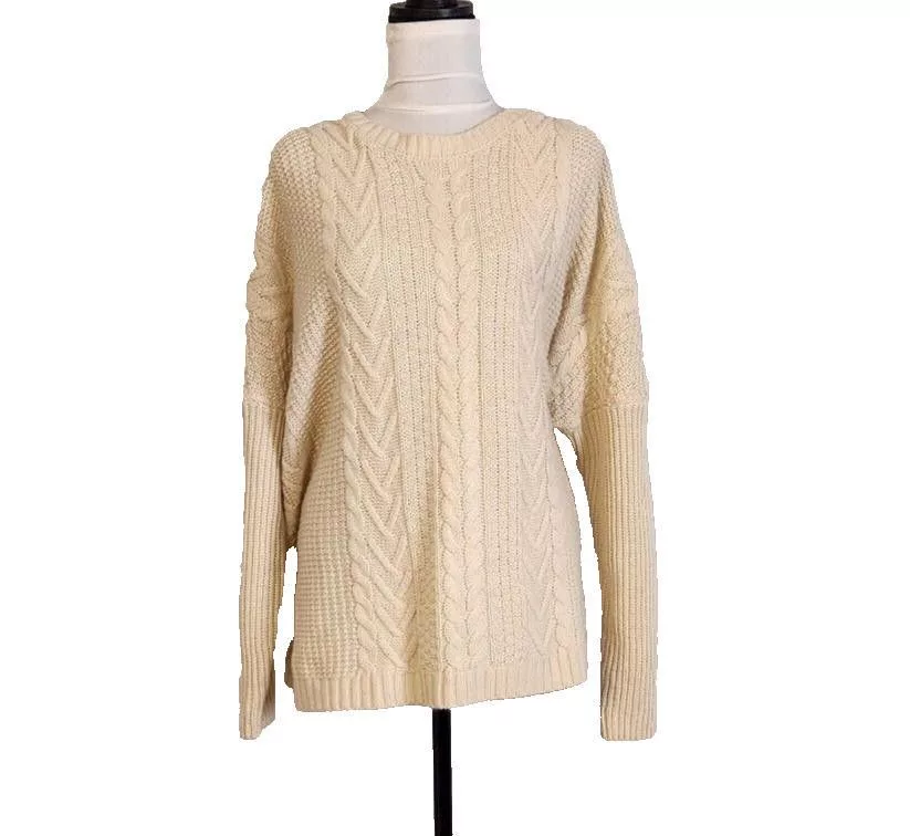 Designer Sweaters Designer JOSEPH A Cream Sweater Size XL White