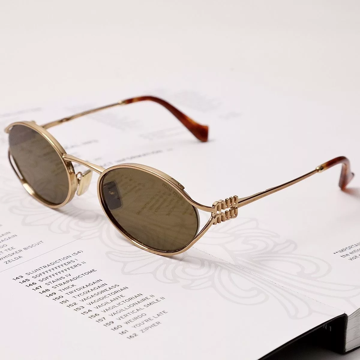 Miu Miu Sunglasses MIU MIU 0MU 52YS SUNGLASSES Multi