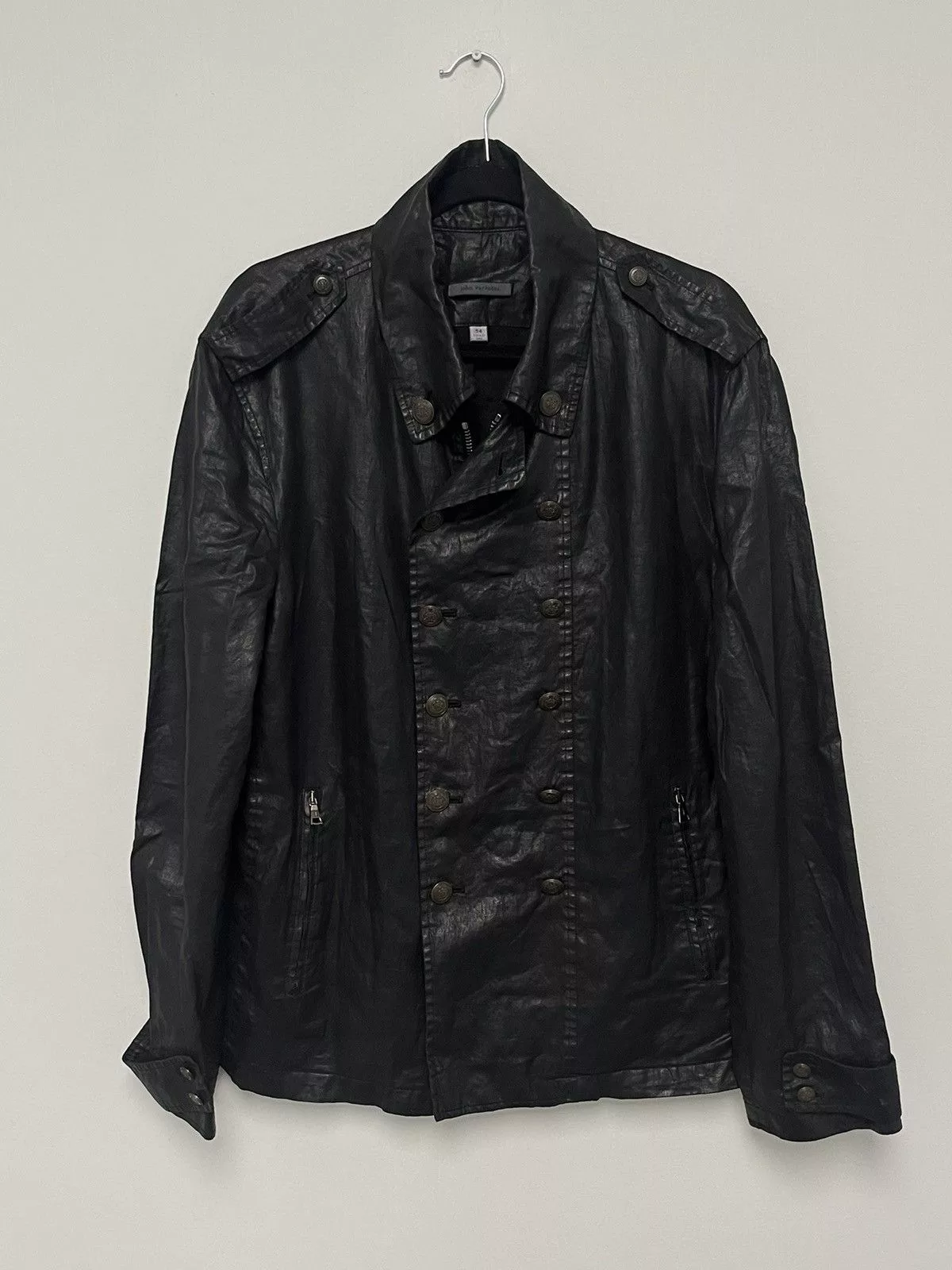 John Varvatos Light Jackets John Varvatos Linen Coat. 54 Black