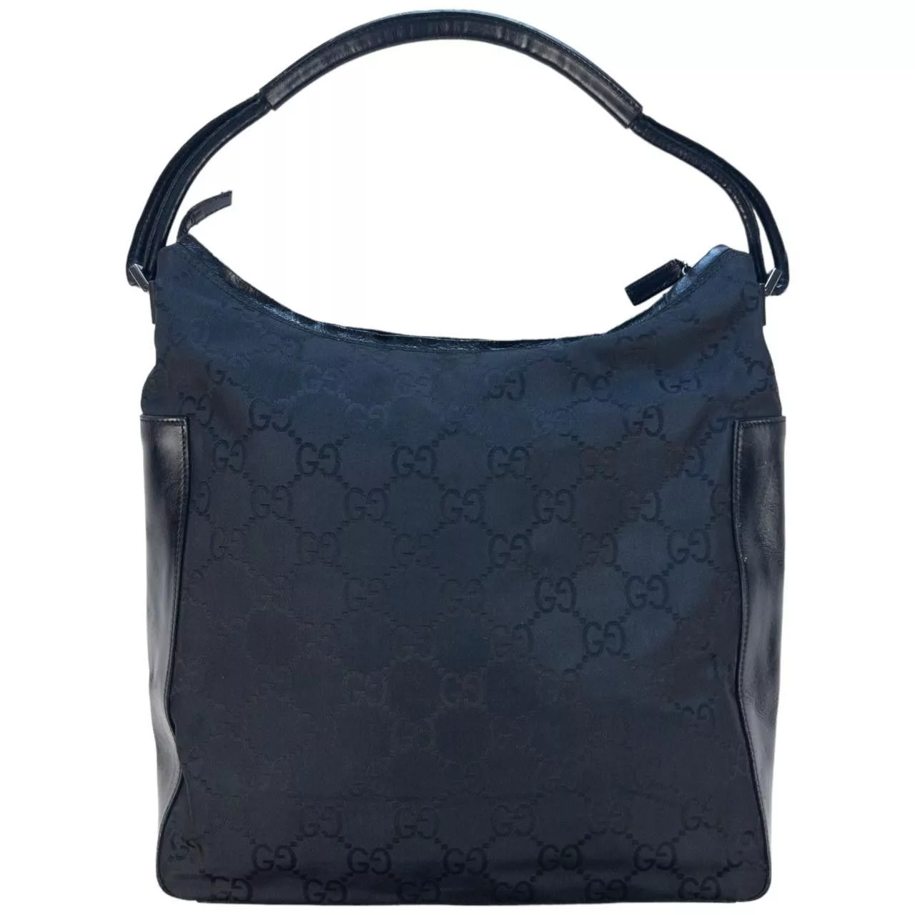 Gucci Handle Bags Vintage Gucci Monogram Shoulder Bag Black