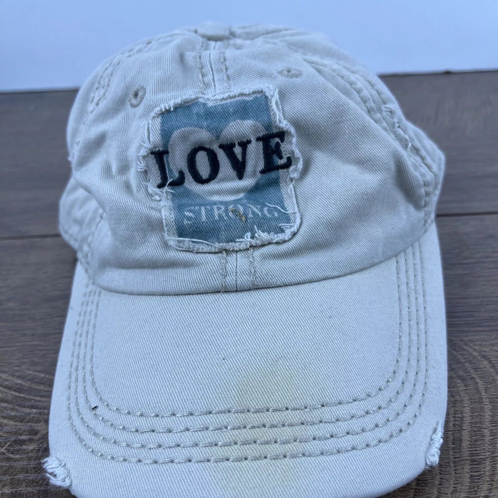 Other Hats Other Love Strong Hat Love Strong Hat Tan Brown Hat Adjustable Tan