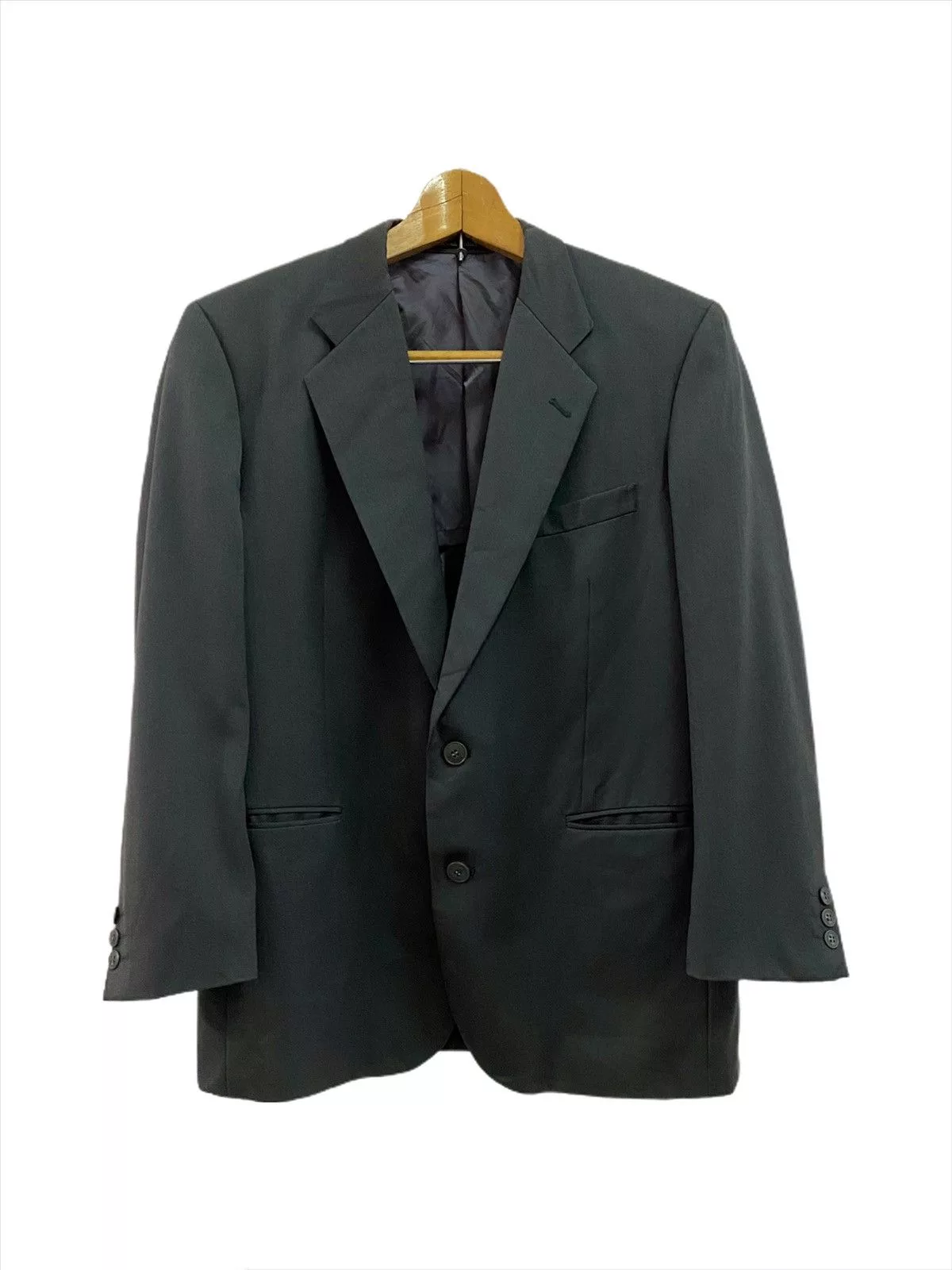 Hanae Mori Light Jackets Hanae Mori Monsieur Blazer Coat Jacket Gray