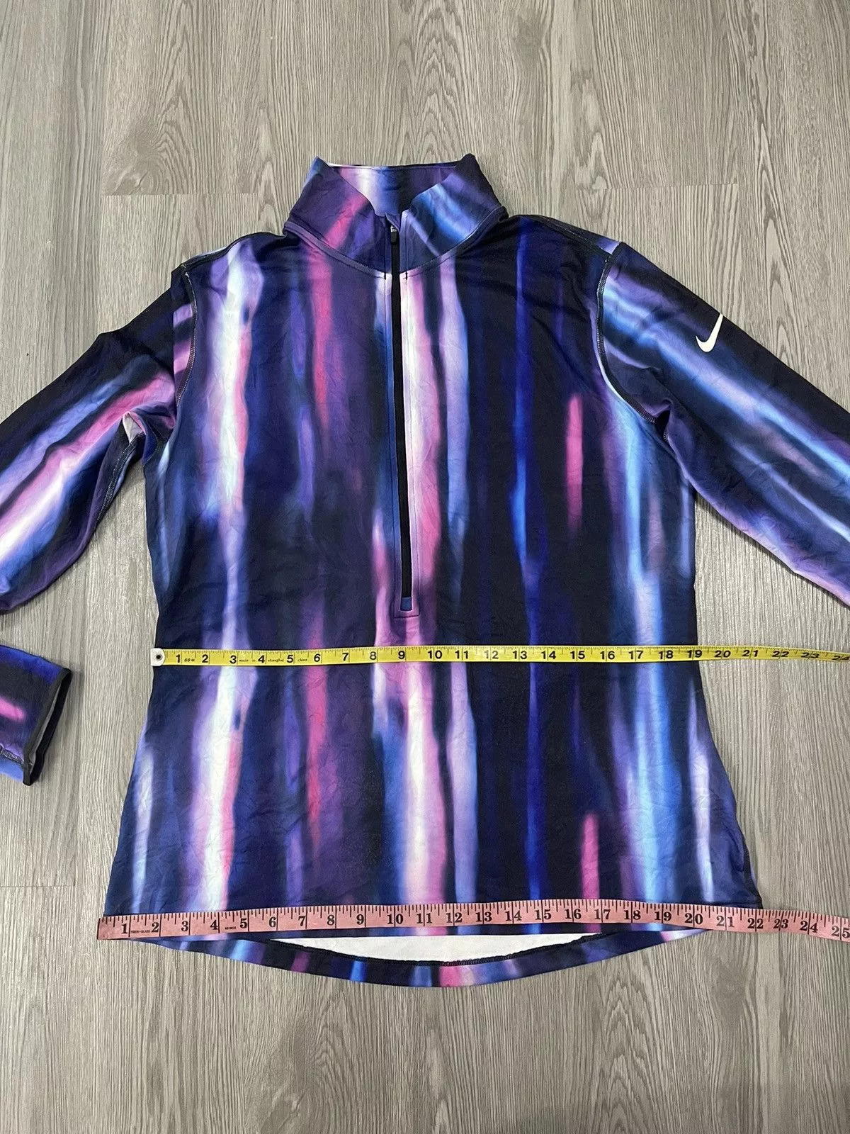Nike Sweaters Nike Dri Fit Pro Hyperwarm Arora purple Half Zip Pullover Multi Sportswear