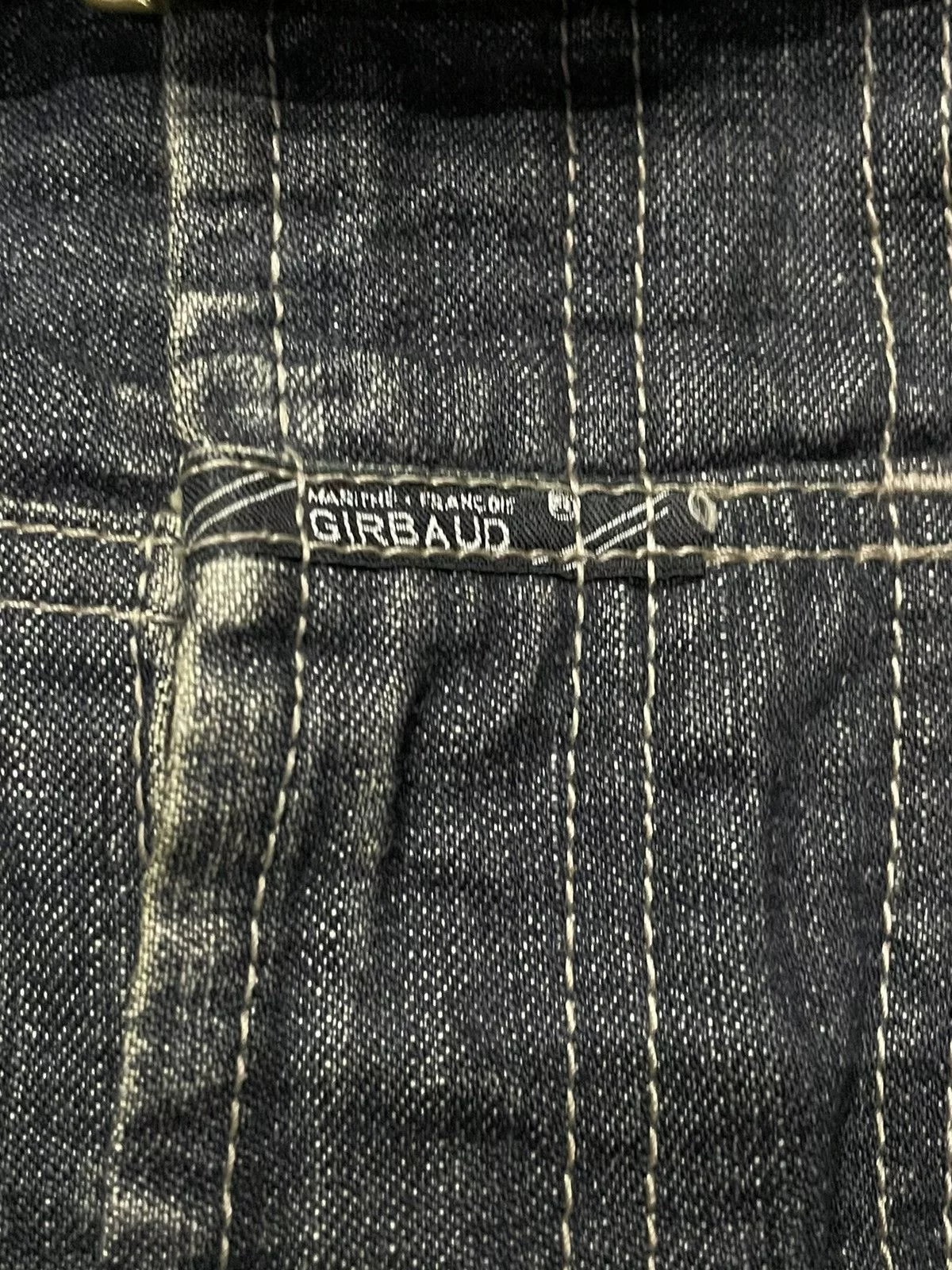 Marithe + Francois Girbaud Denim Marithe + Francois Girbaud × Vintage Y2K Marithe Francois Girbaud Hagi Denim With Leather Belt Gray