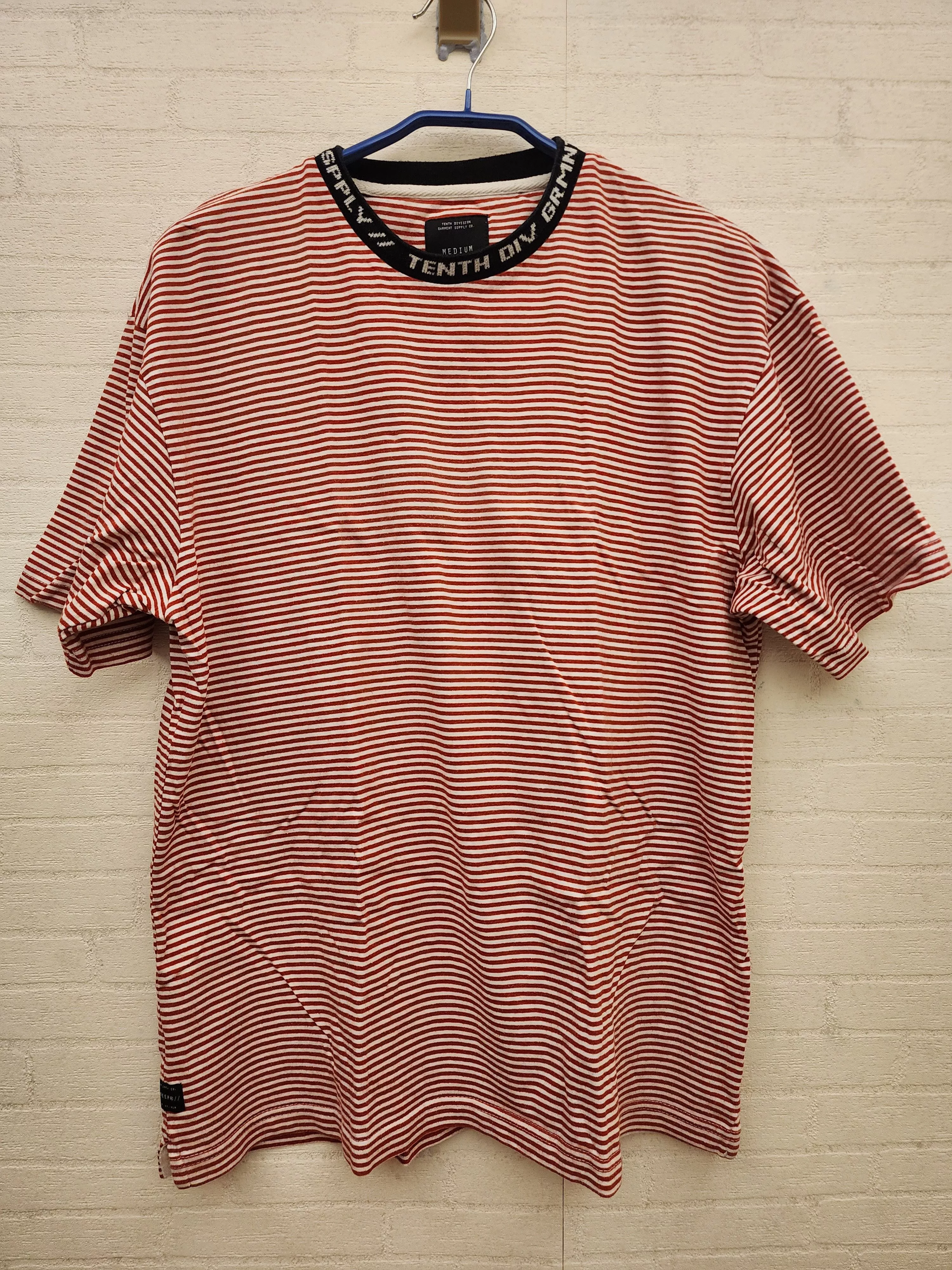 10 Deep Short Sleeve T Shirts 10 Deep Striped T-Shirt Red