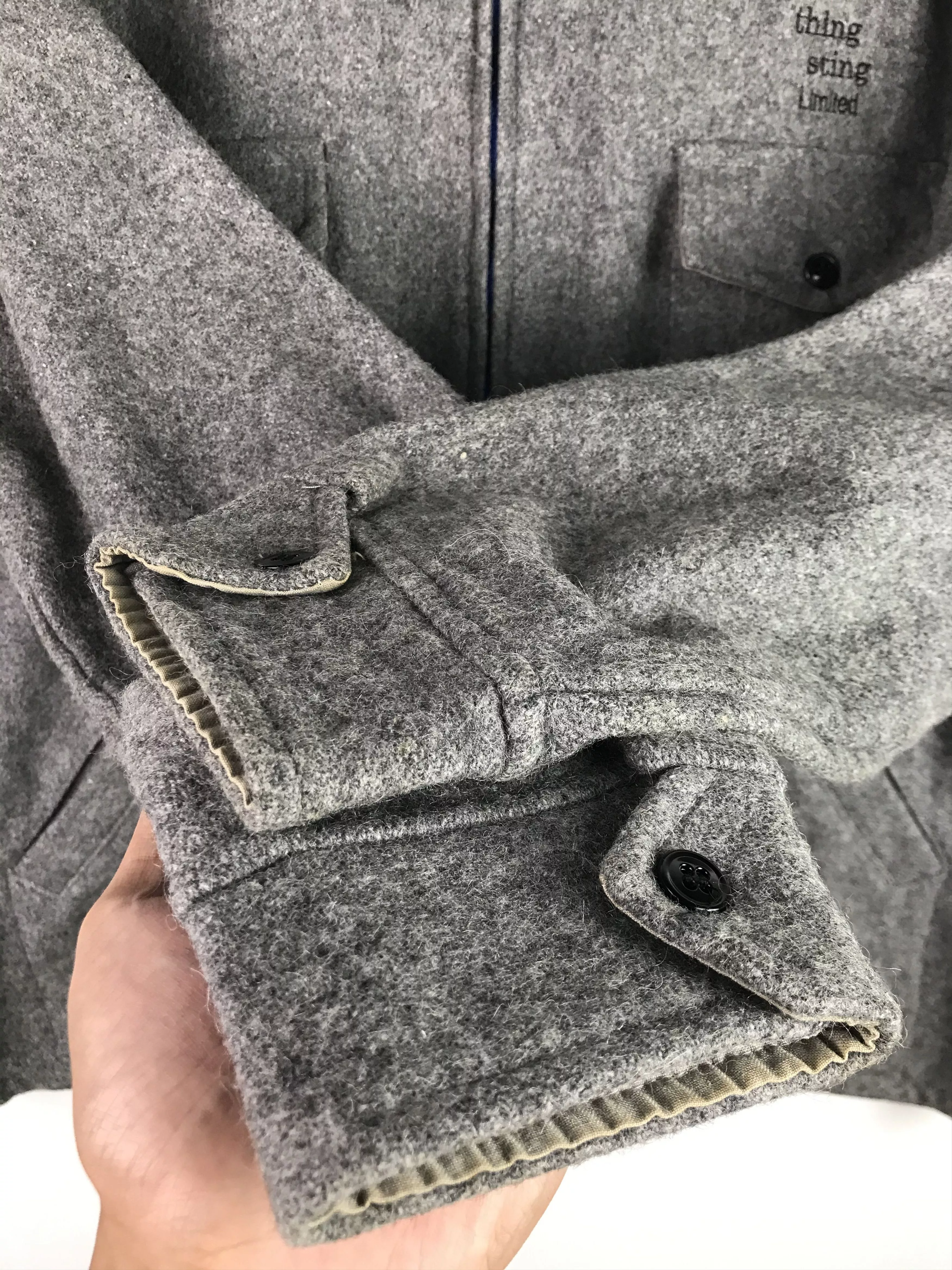 Vintage Light Jackets Vintage Melton Wool Jacket Luxury design Multi