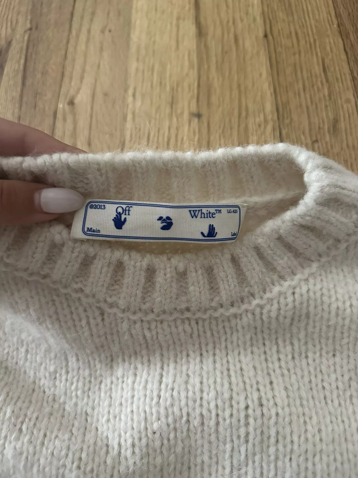 Off-White Sweaters Off-White Off White Knit Sweater