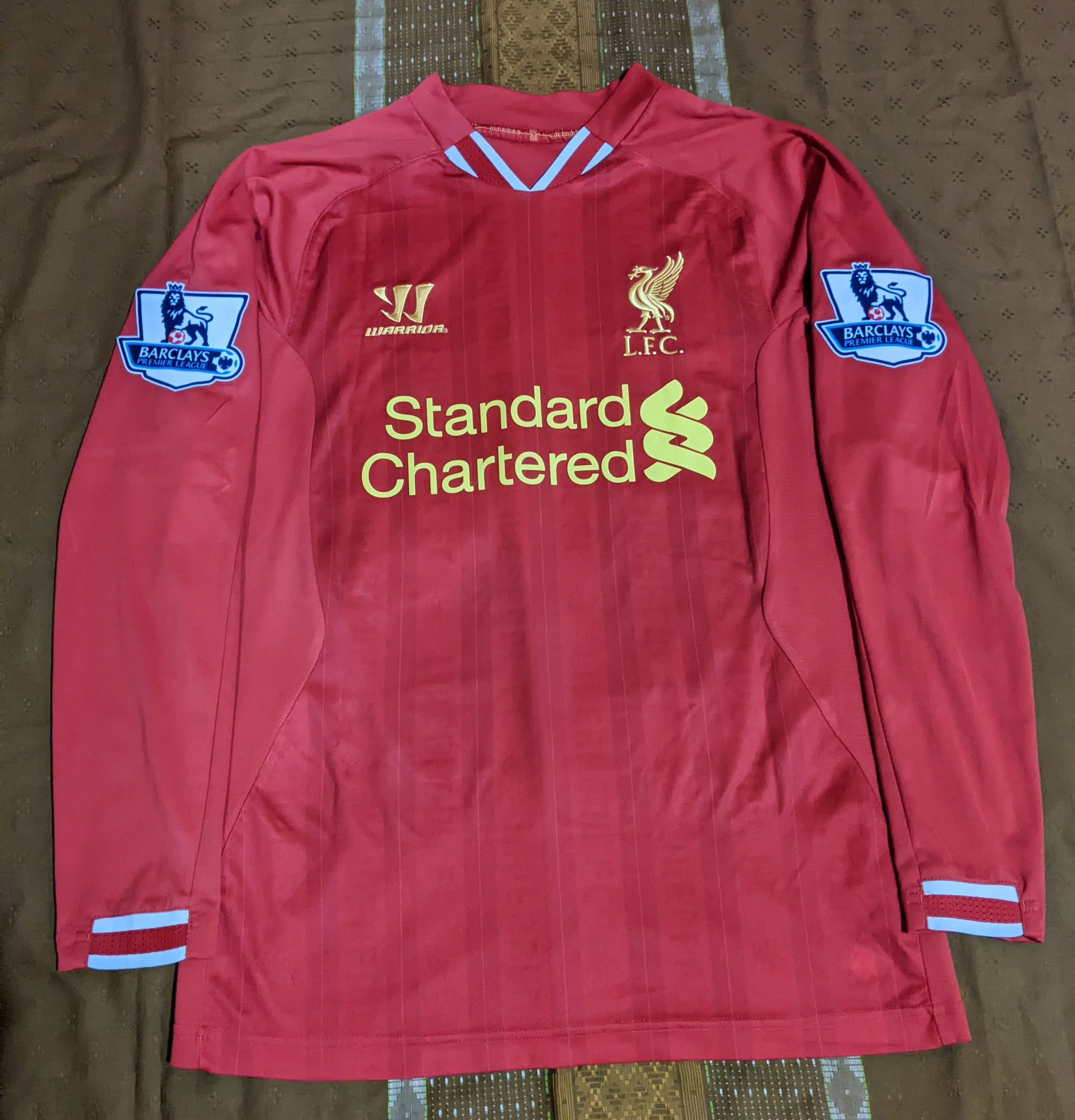 Warrior Jerseys Warrior Liverpool 2013 -14 Luis Suarez home Jersey football shirt Red