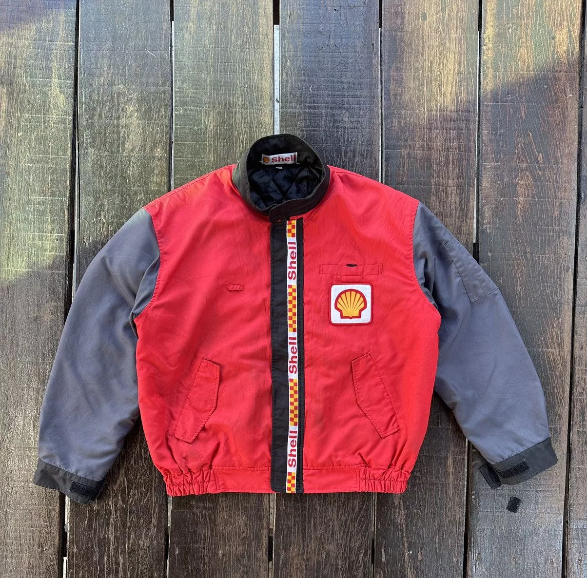 Vintage Light Jackets Vintage shell jacket full zipper Red Streetwear