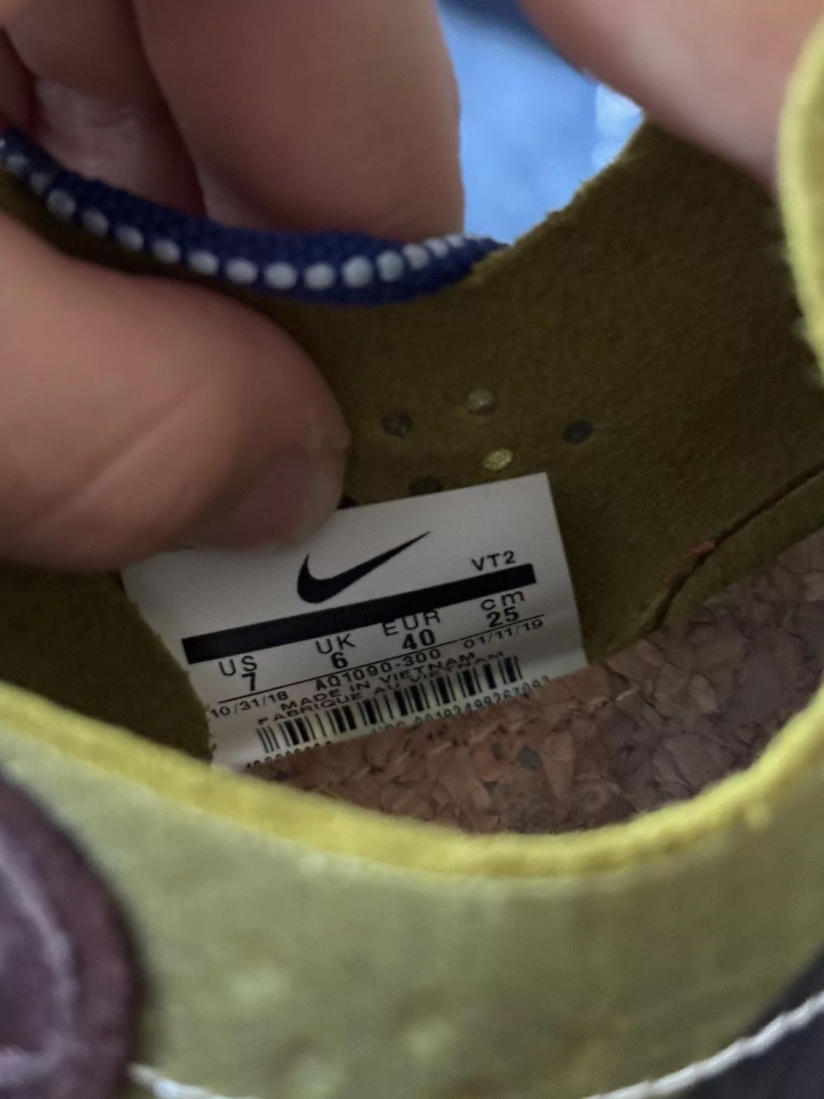 Nike Low Top Sneakers Nike React Element 87 Green