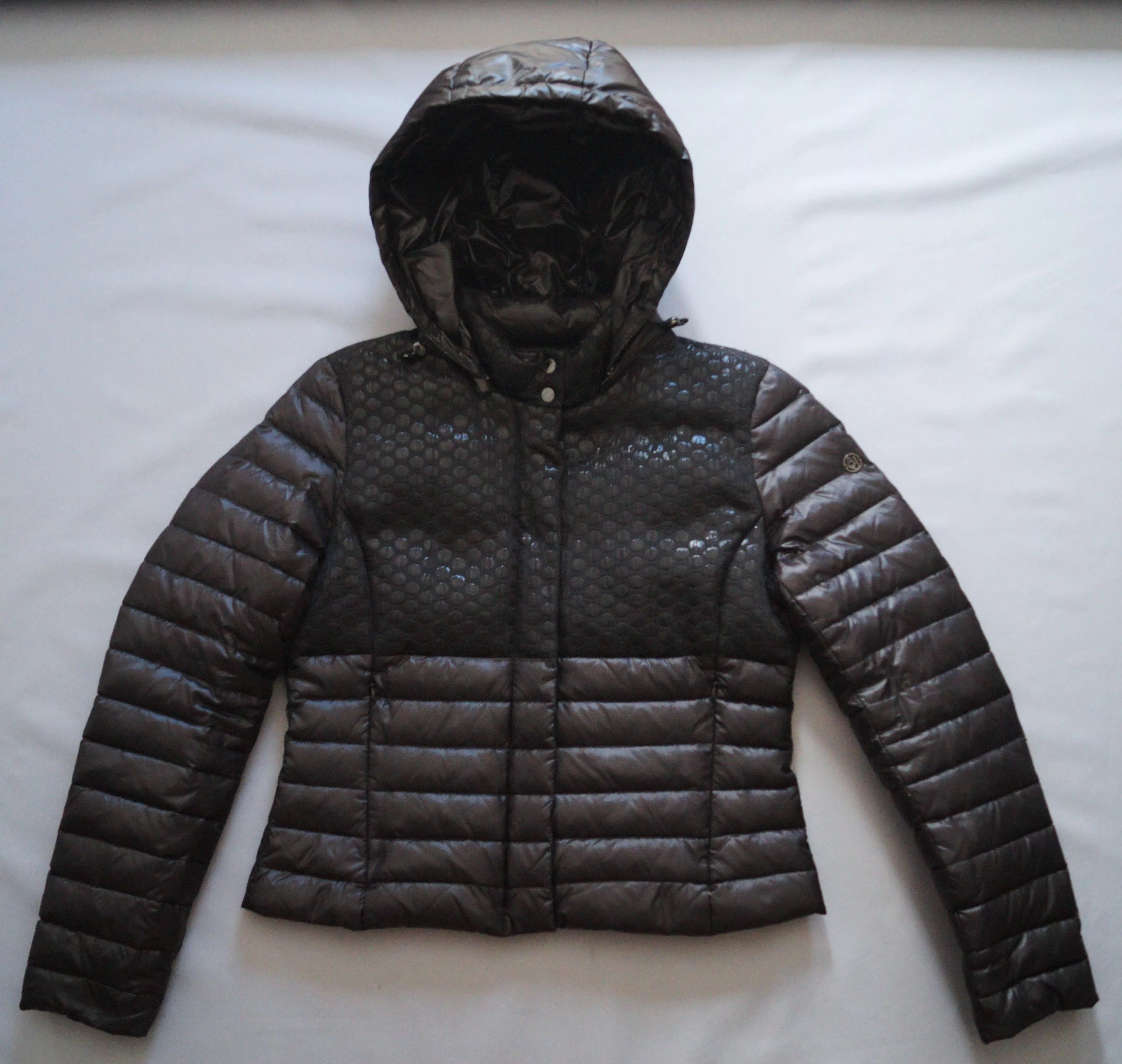 Armani Down Jackets Armani Jeans womens down jacket L size Black