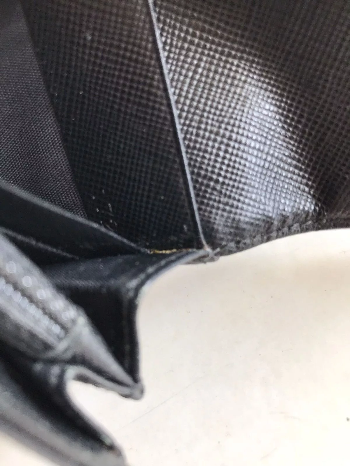 Prada Wallets Prada × Vintage PRADA Wallet Black Nylon Leather