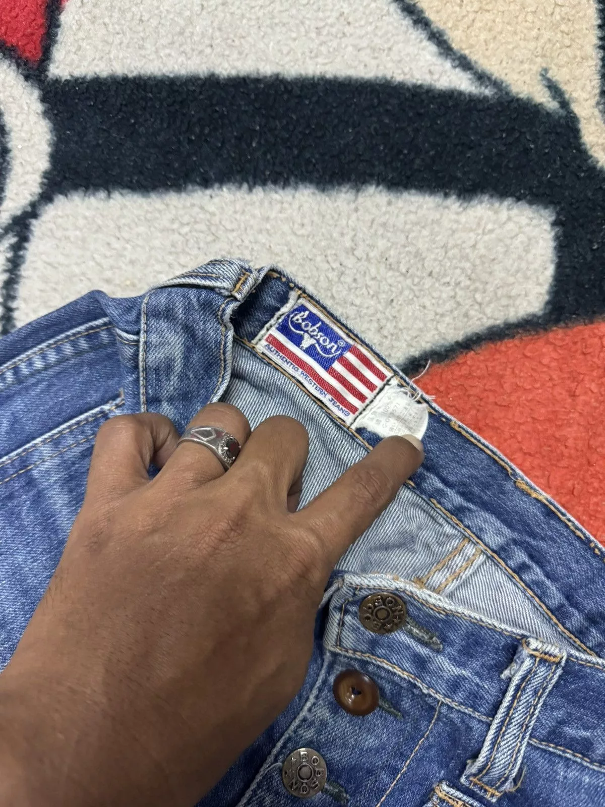 Vintage Denim VINTAGE BOBSON FLARE JEANS Blue
