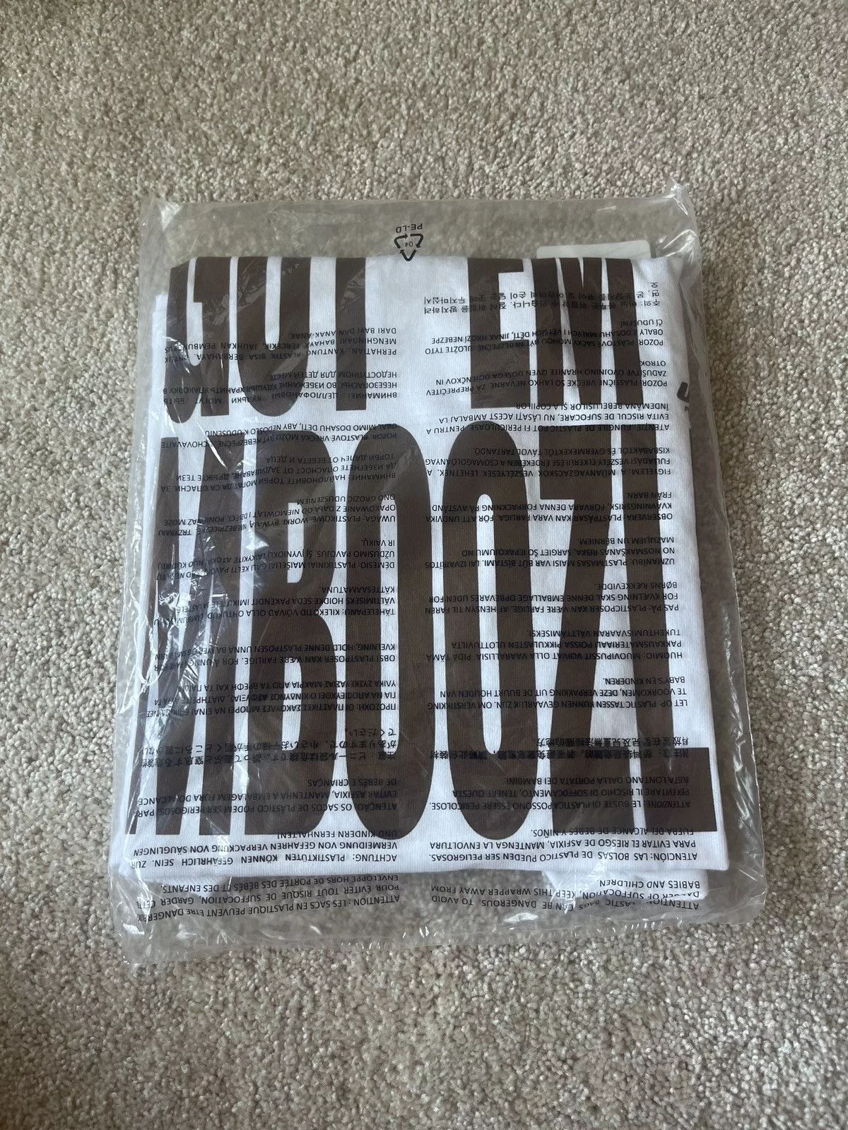 Travis Scott Short Sleeve T Shirts Travis Scott cactus jack get ‘em bamboozled franchise tee White