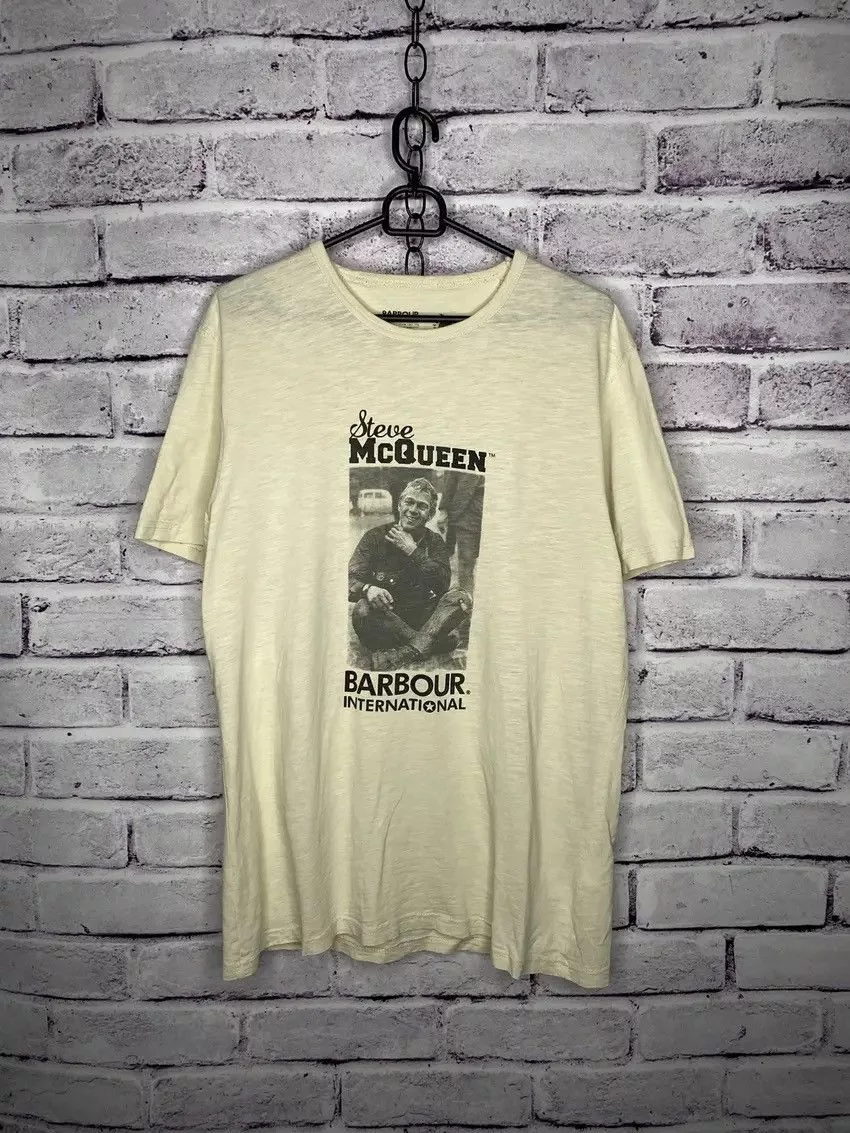 Barbour Short Sleeve T Shirts Barbour × Vintage Vintage Barbour t-shirt size L 90s streetwear Y2K casual White