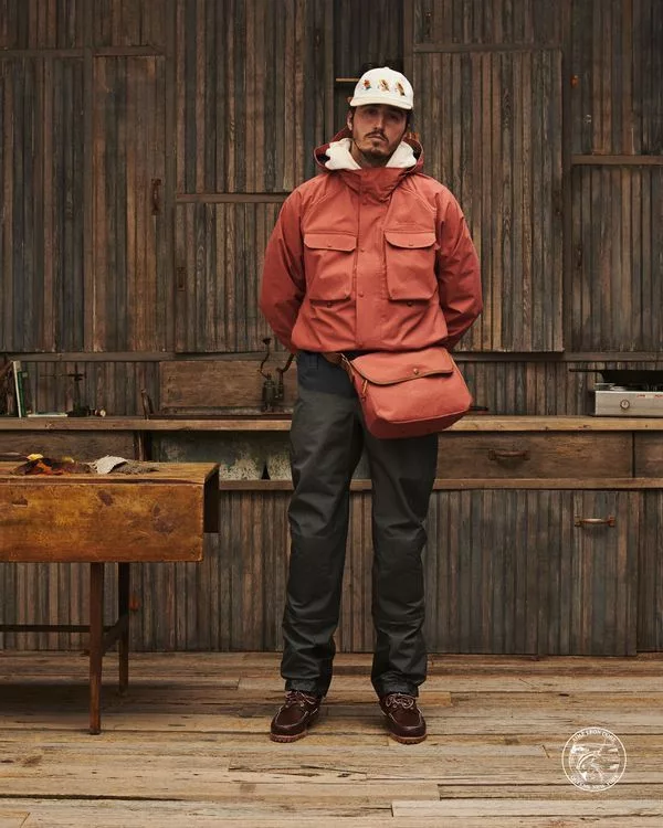 Aime Leon Dore Light Jackets Aime Leon Dore × Woolrich Woolen Mills Aime Leon Dore x Woolrich Jacket Red