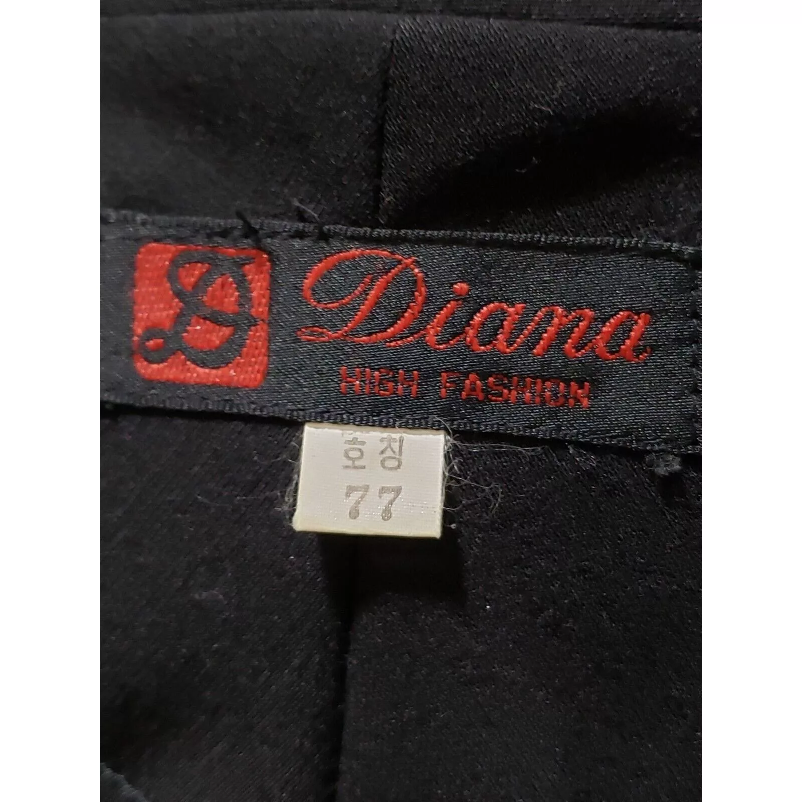 Other Blazers Other DIANA Long Sleeve Single Breasted One Button Blazer Size M Black