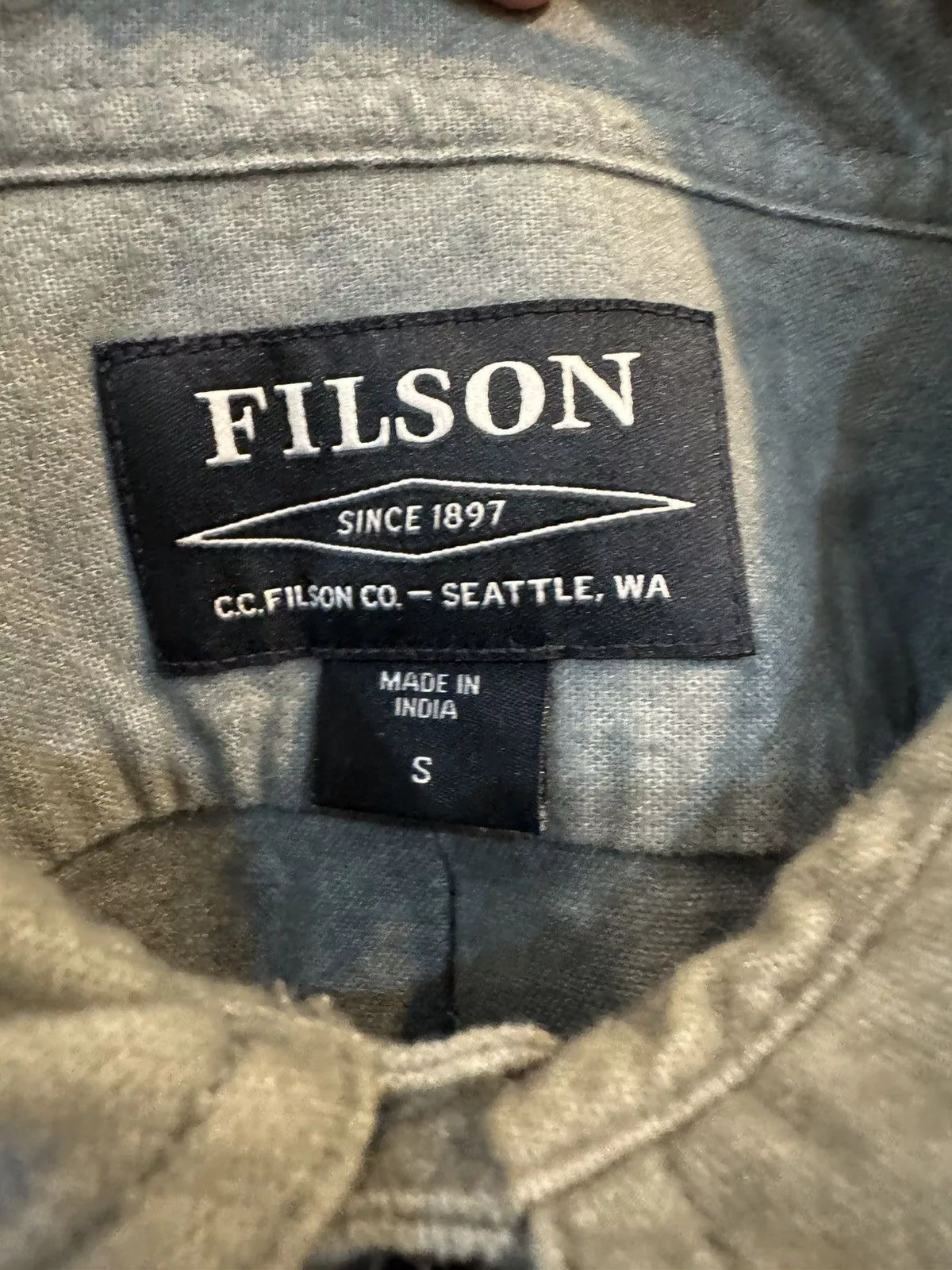 Filson Shirts Button Ups Filson 2 Pocket Shirt Green