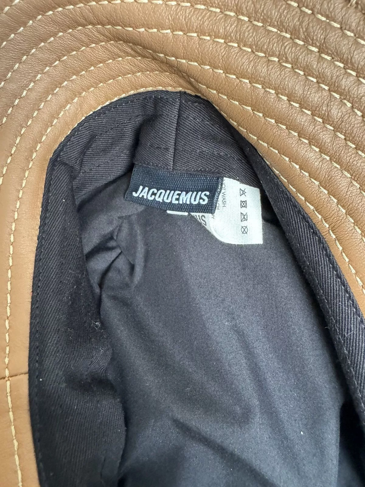 Jacquemus Hats Jacquemus Bucket Hat Brown