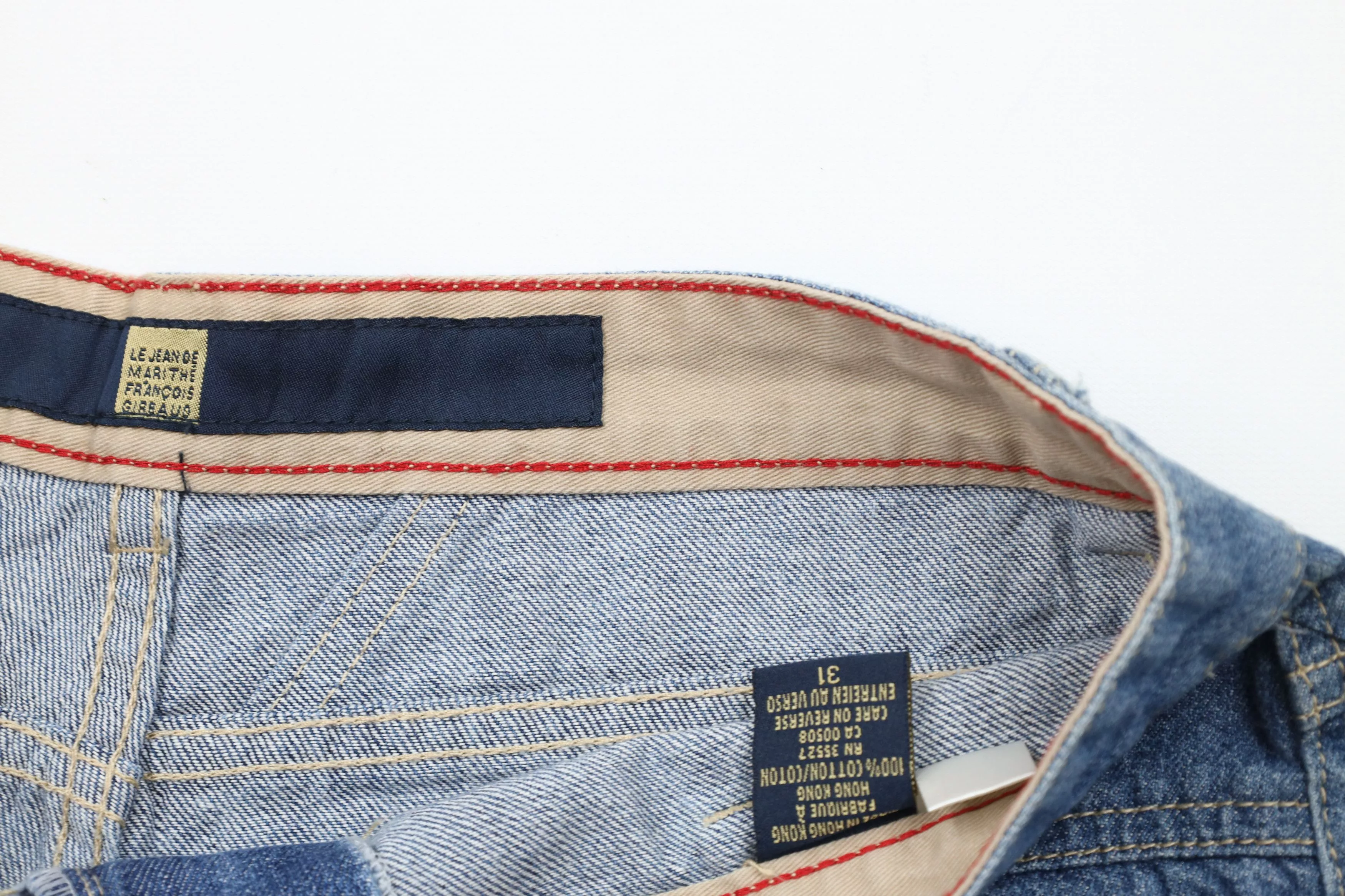Marithe + Francois Girbaud Shorts Marithe + Francois Girbaud × Vintage Deadstock Vintage Marithe Francois Girbaud Denim Jean Shorts Blue