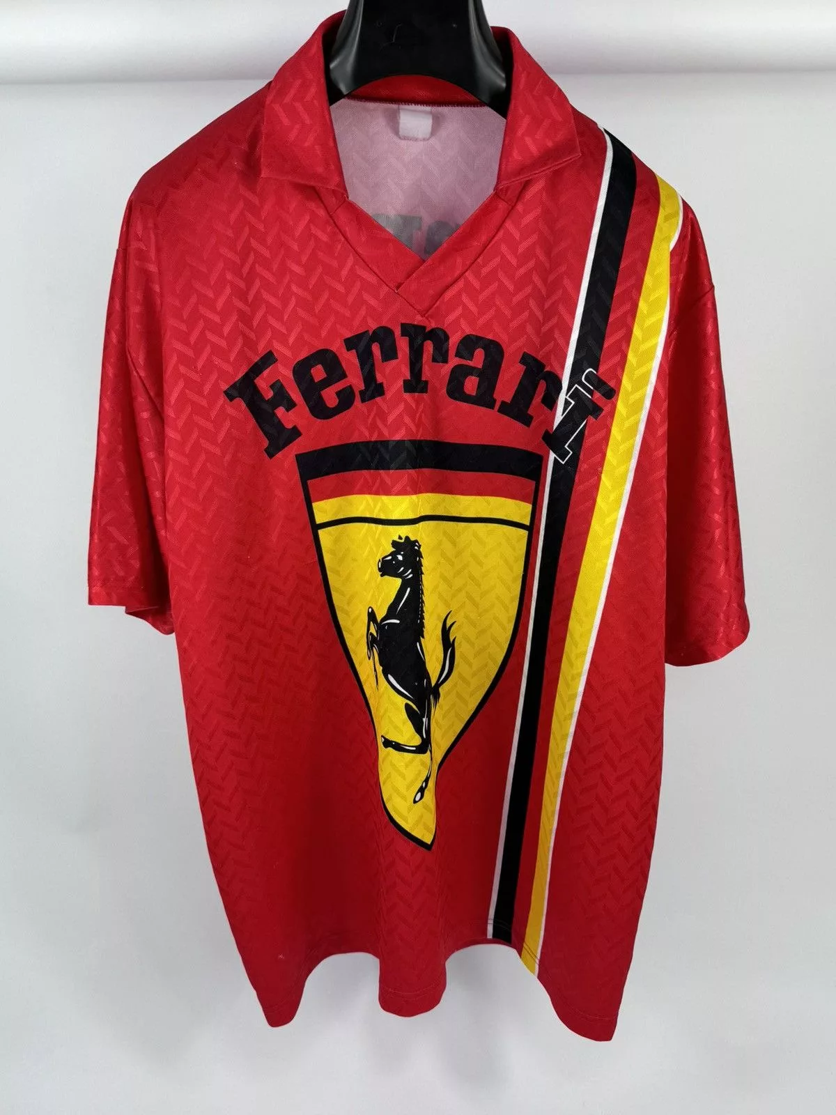 Ferrari Short Sleeve T Shirts FERRARI JERSEY Red
