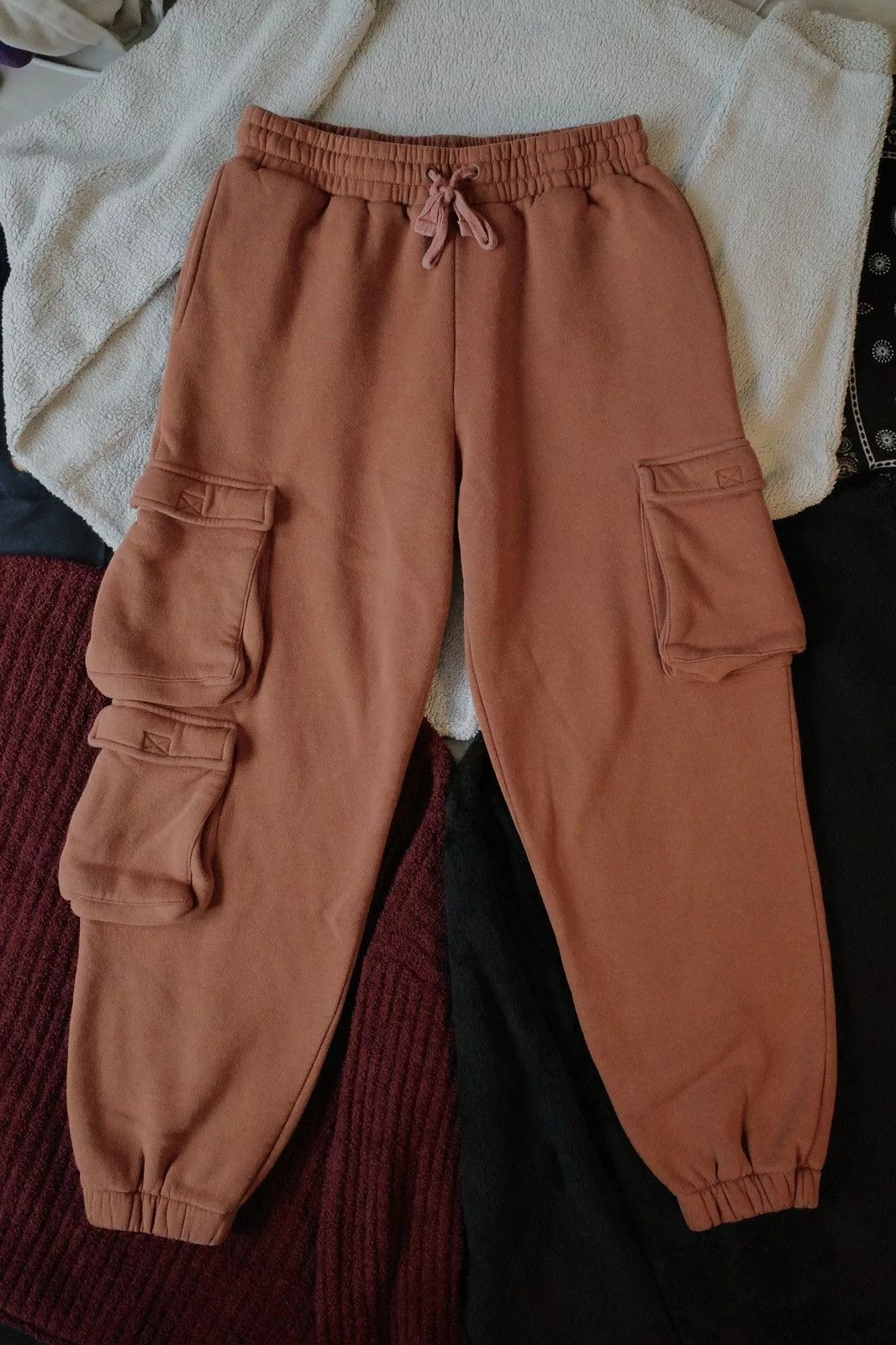 Asos Sweatpants Joggers Collusion Asos Rust Sweatpants Red